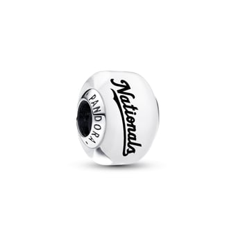 Pandora Washington Nationals Glass Murano Charm
