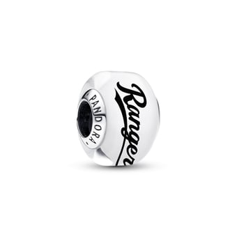 Pandora Texas Rangers Glass Murano Charm