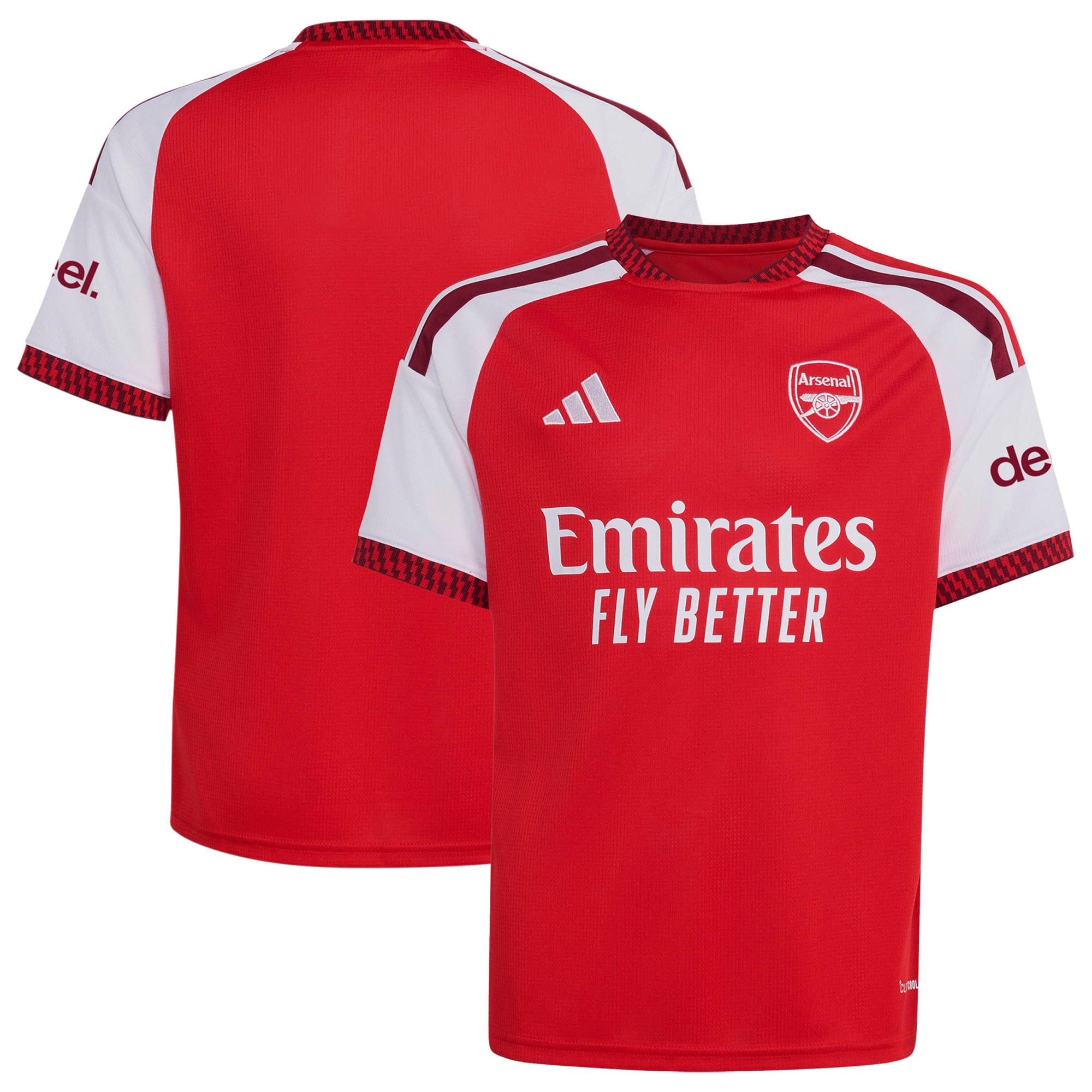 Youth adidas Red Arsenal 2026/27 Home Replica Jersey