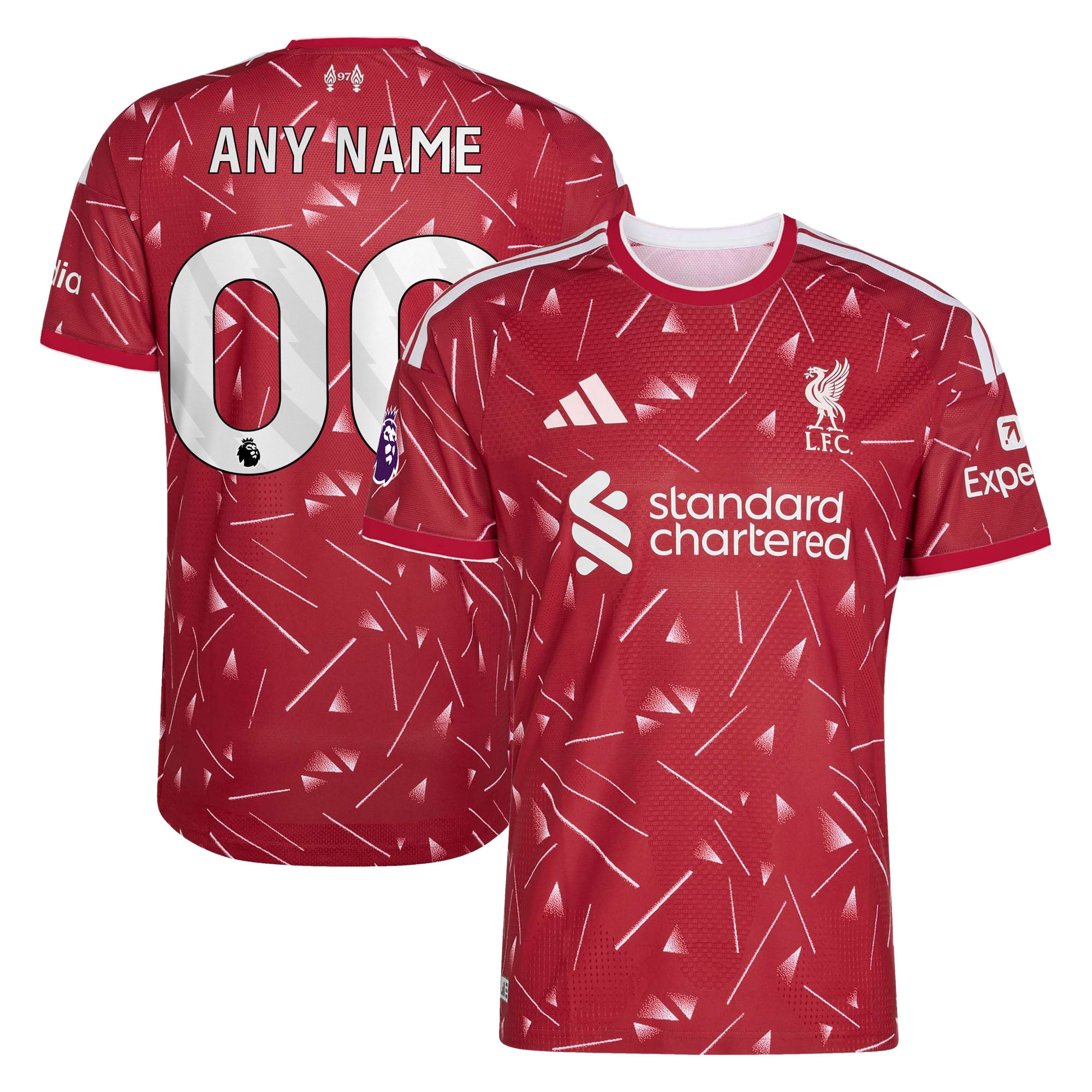 Men's adidas Red Liverpool 2026/27 Home On-Field Authentic Custom Jersey