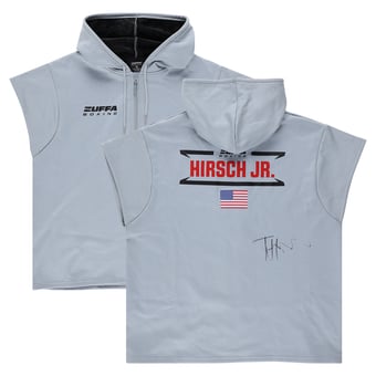 Tony Hirsch Zuffa Boxing 05 Autographed Event-Worn Walkout Hoodie