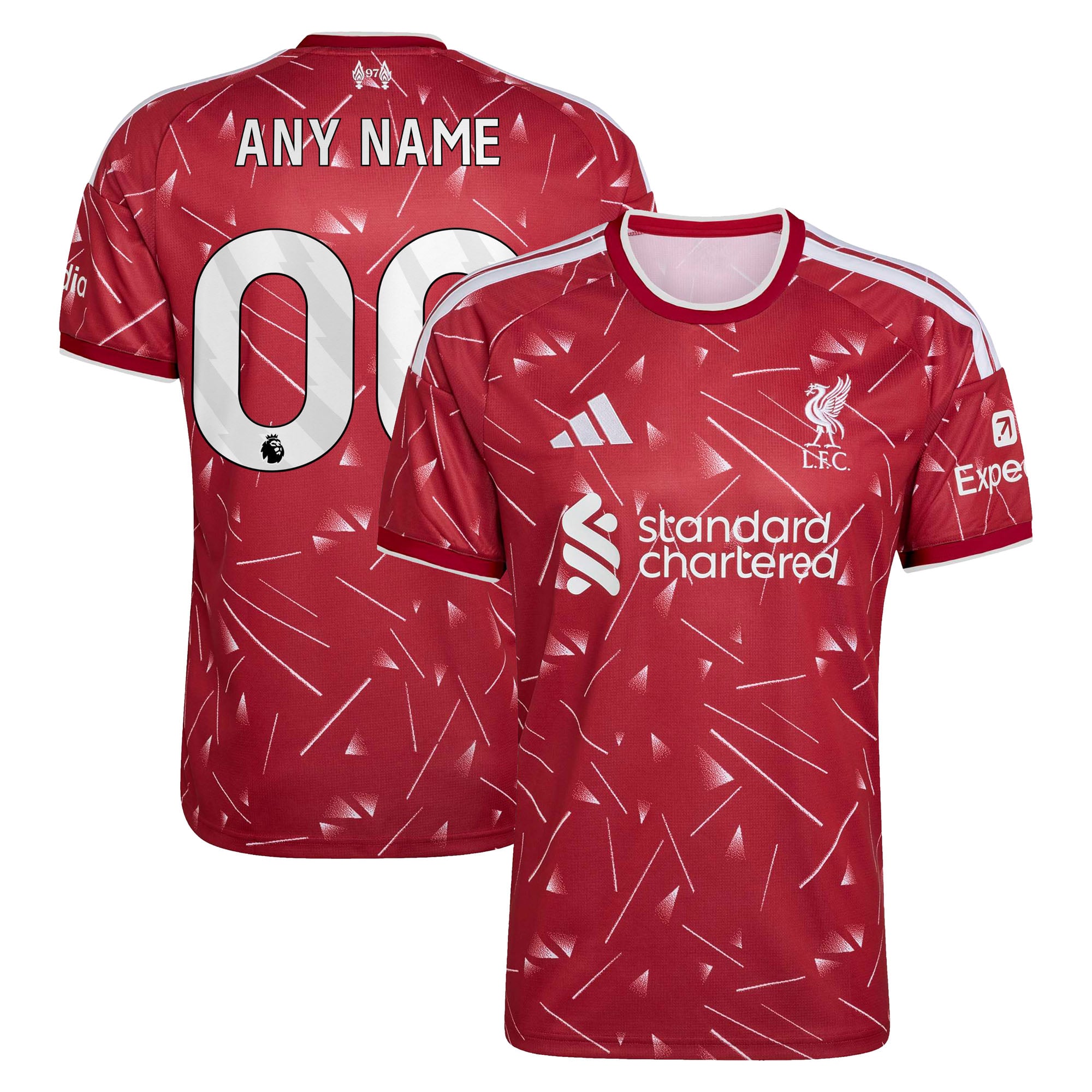 Men's adidas Red Liverpool 2026/27 Home Replica Custom Jersey