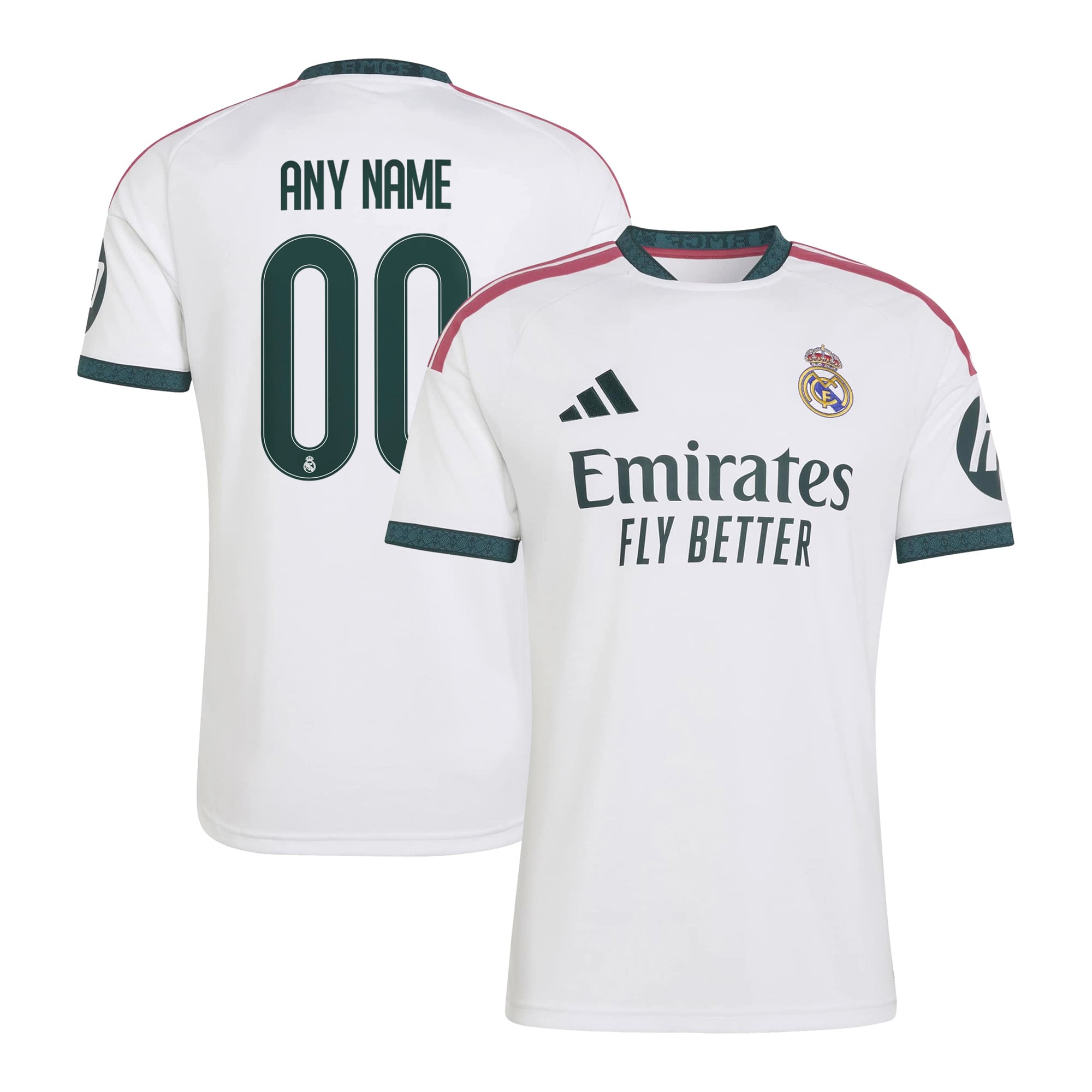 Men's adidas  White Real Madrid 2026/27 Home Replica Custom Jersey