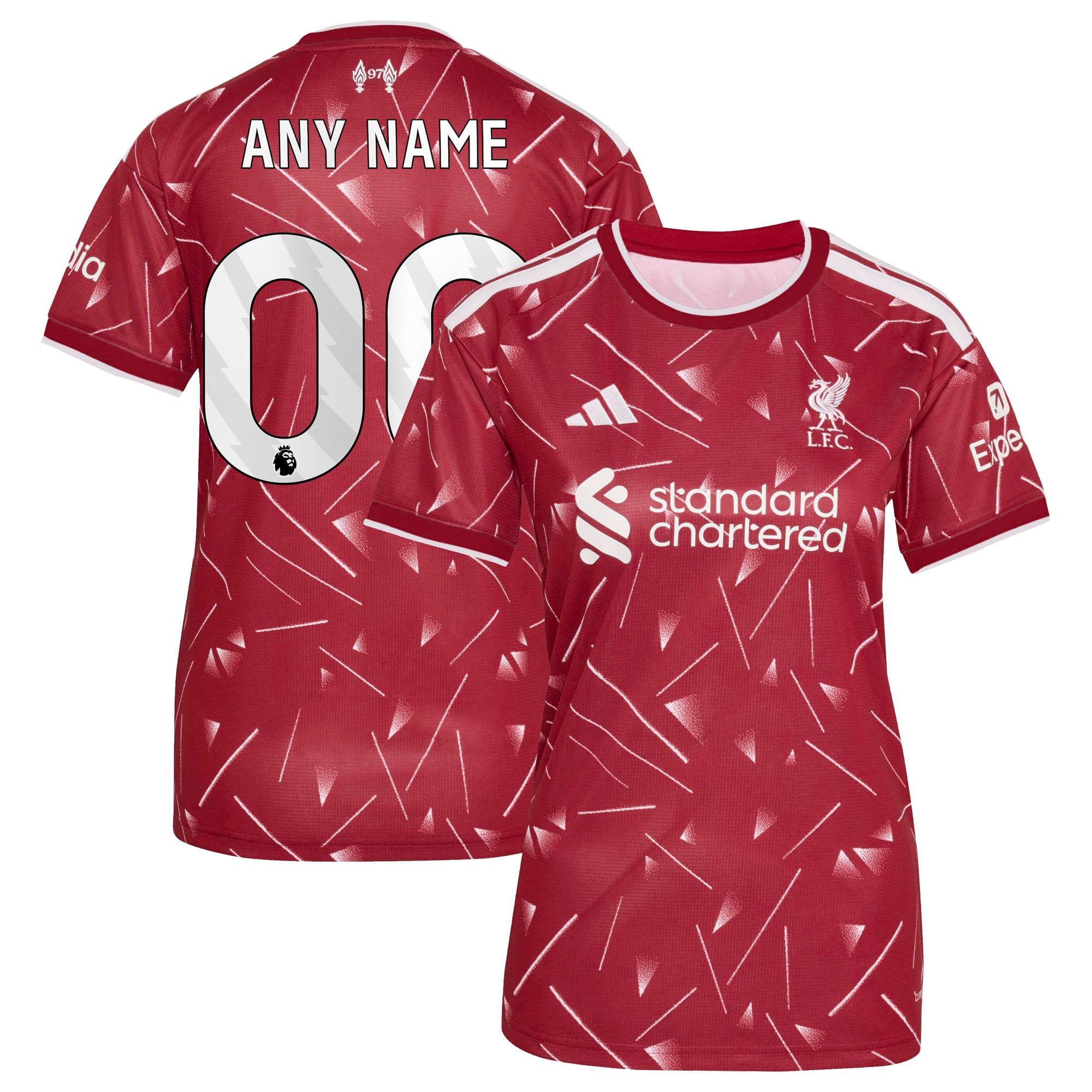 Women's adidas Red Liverpool 2026/27 Home Replica Custom Jersey