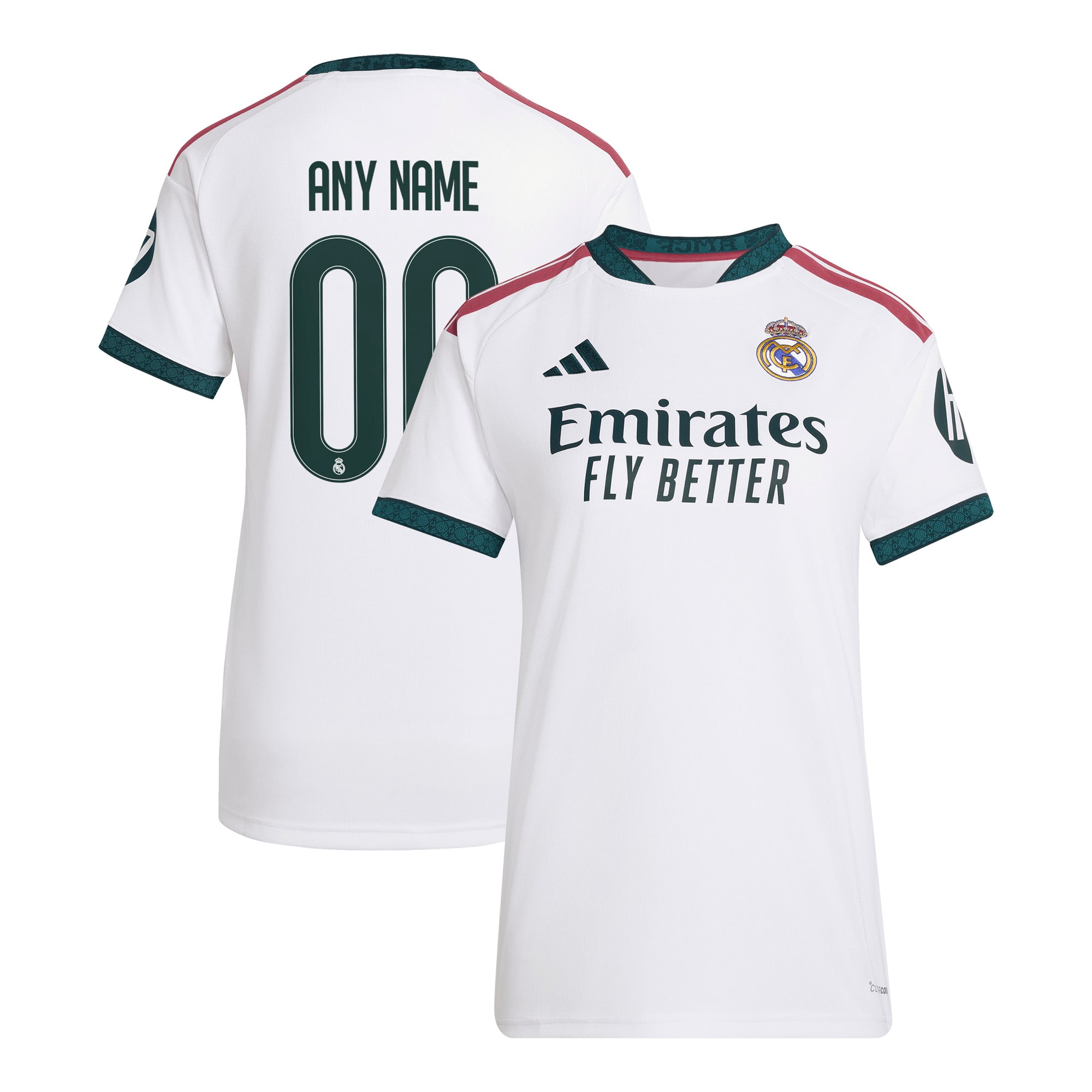 Women's adidas  White Real Madrid 2026/27 Home Replica Custom Jersey