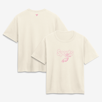 Women's  Cream Philadelphia Eagles Sports Mom T-Shirt
