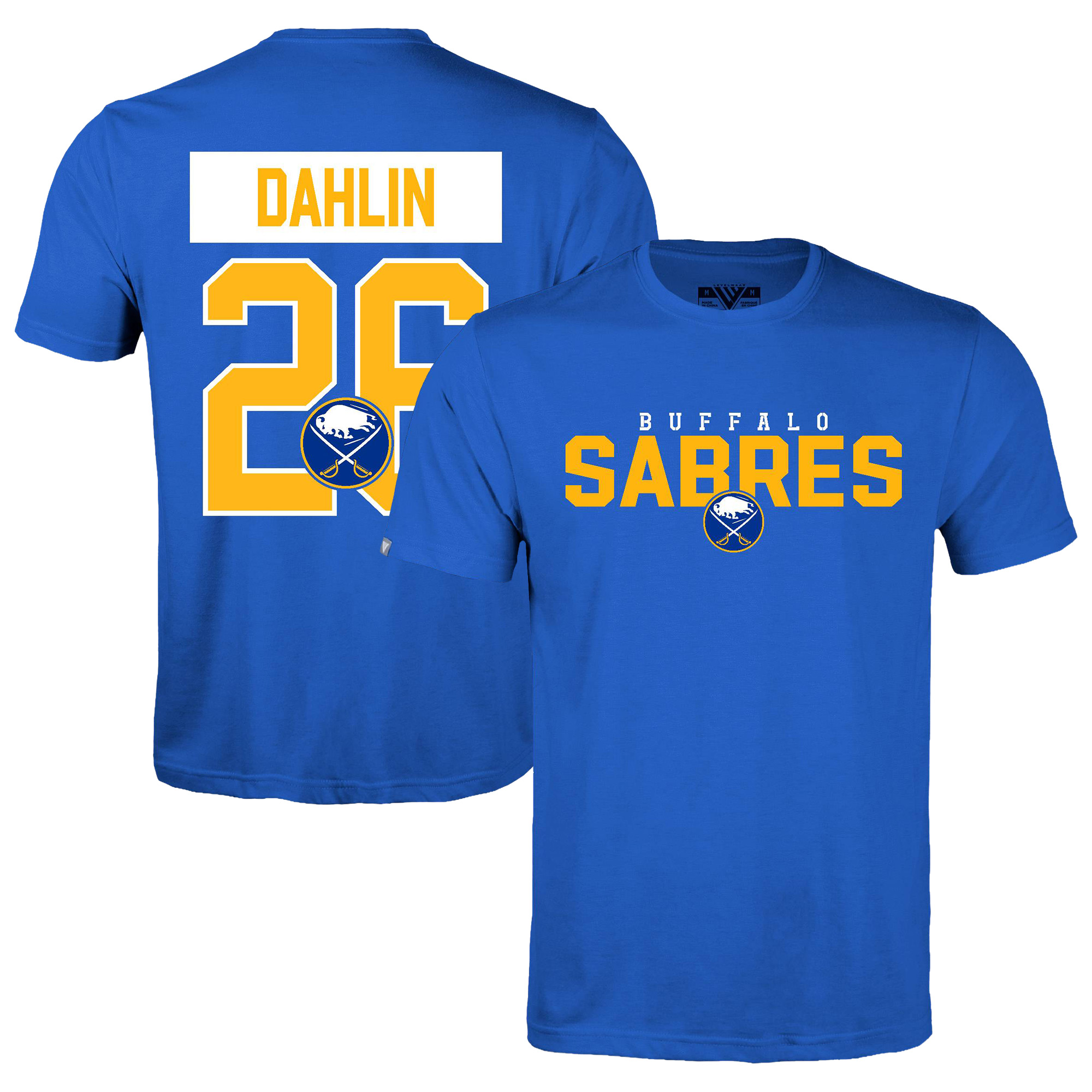 Men’s Levelwear Rasmus Dahlin Royal Buffalo Sabres Richmond Name & Number T-Shirt Men’s Levelwear Rasmus Dahlin Royal Buffalo Sabres Richmond Name & Number T-Shirt