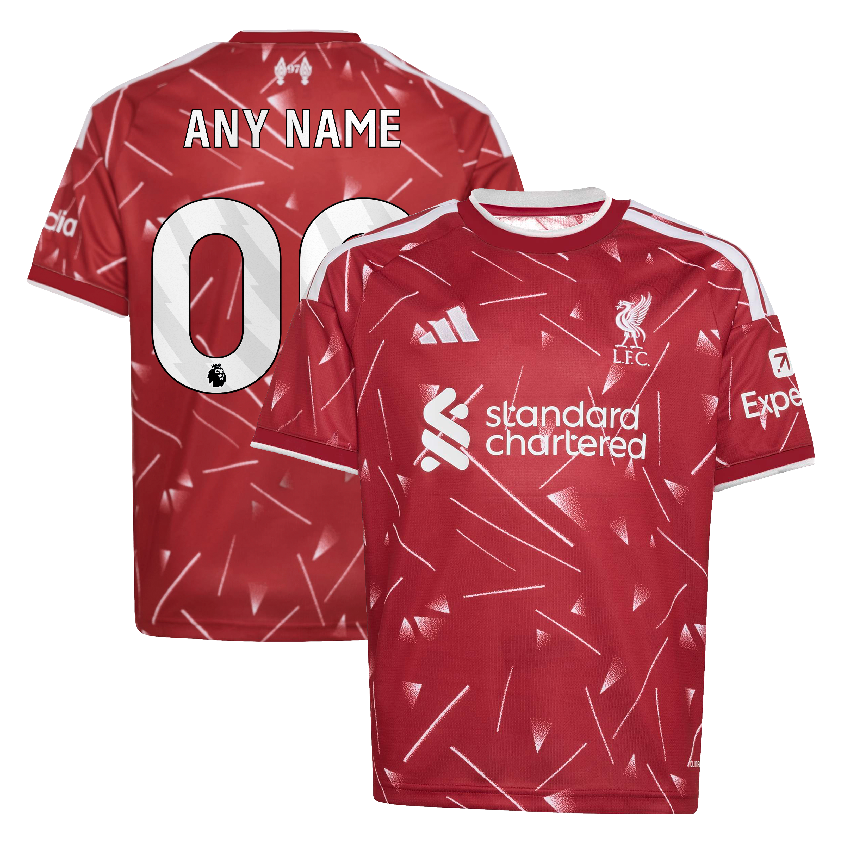Youth adidas Red Liverpool 2026/27 Home Replica Custom Jersey