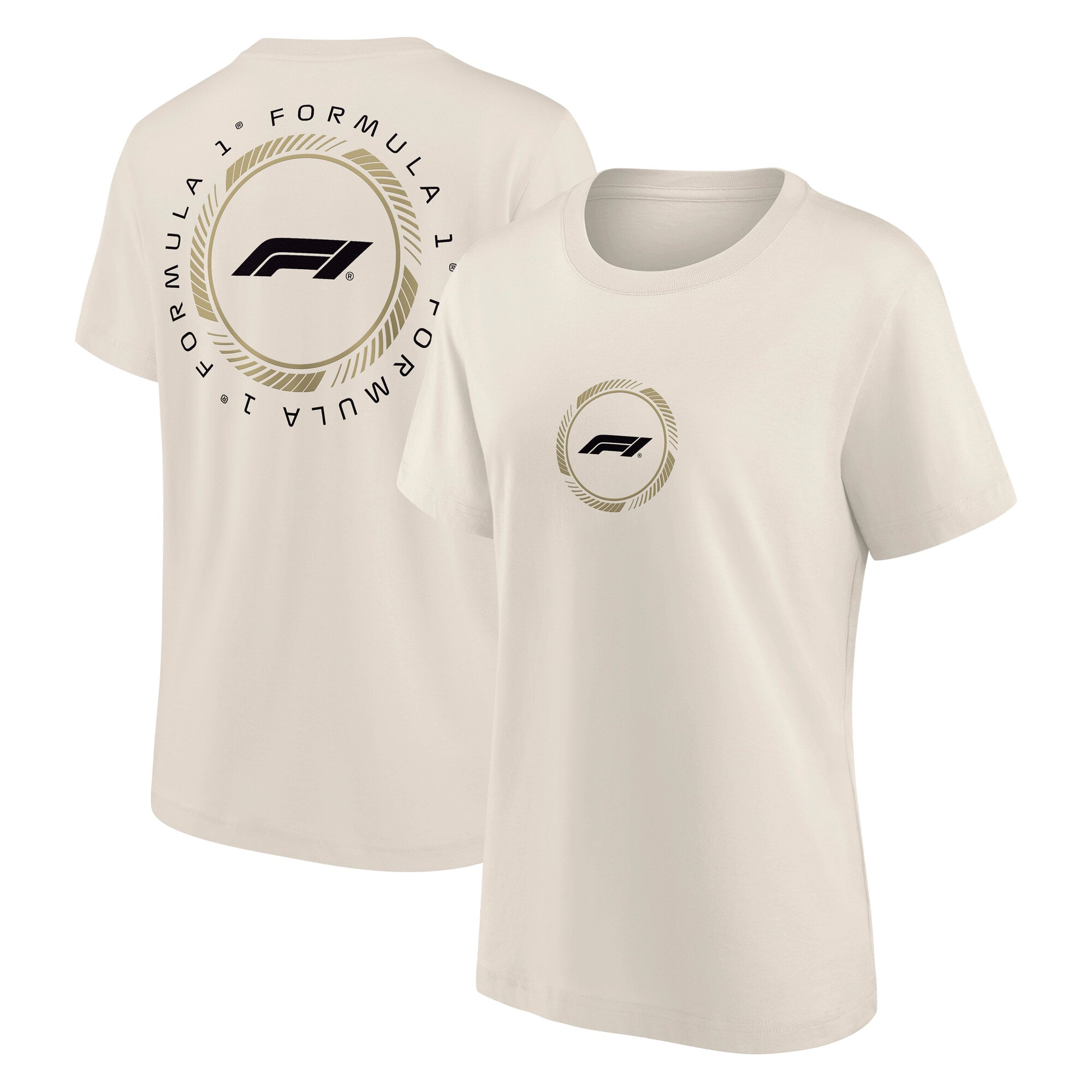 Formula 1 Loop Graphic T-Shirt - Off White - Womens