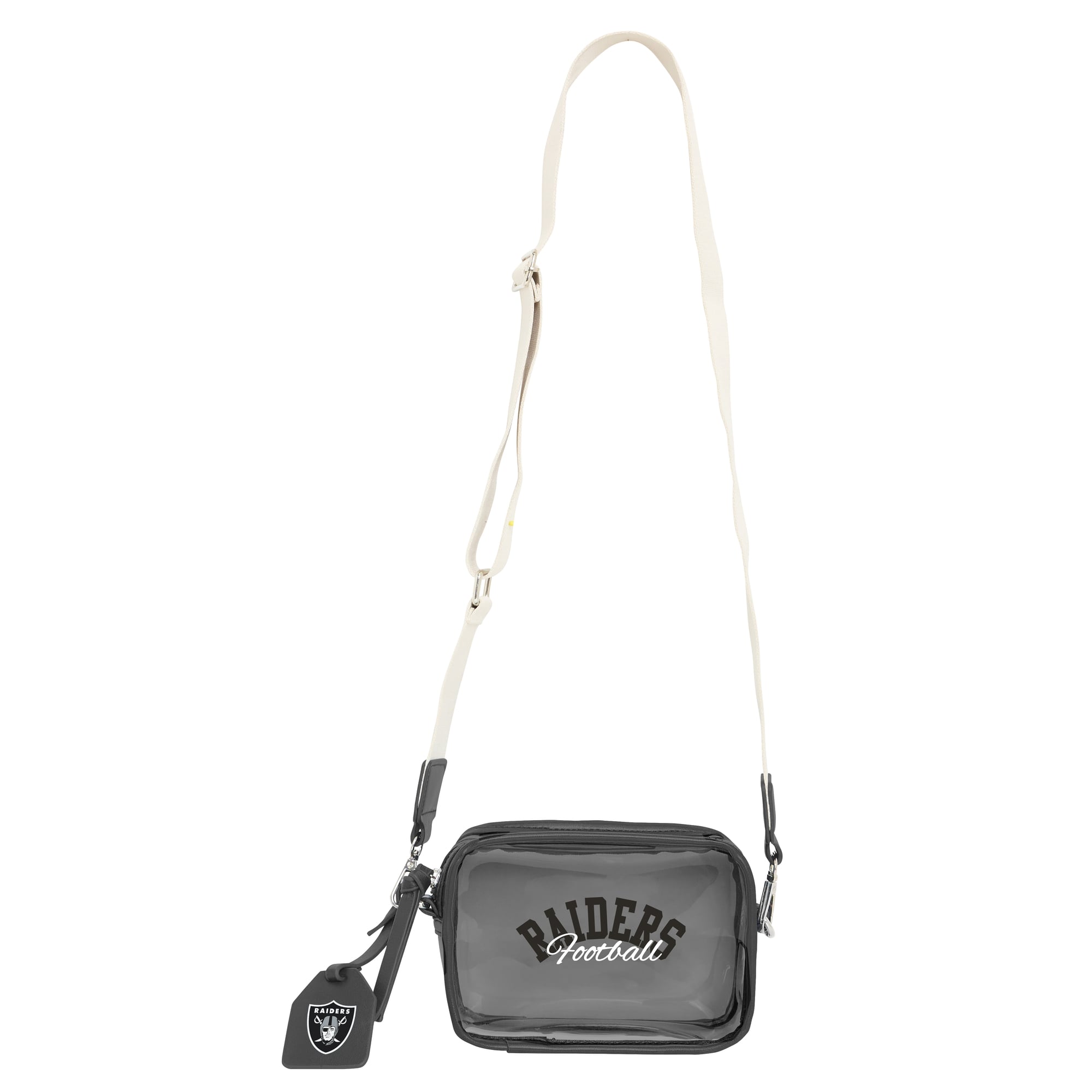WEAR by Erin Andrews Las Vegas Raiders Sheer Color Crossbody Bag