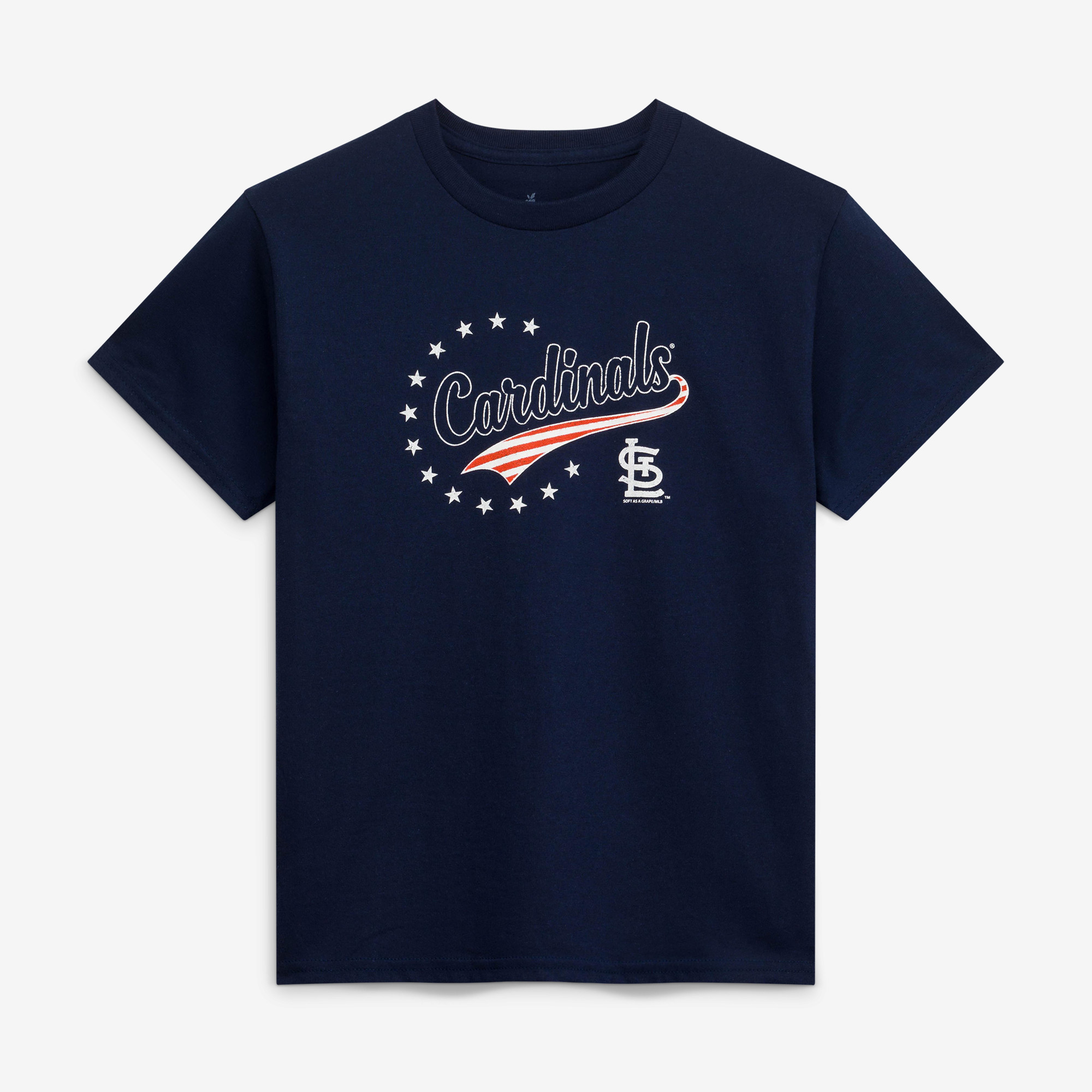 Youth Soft as a Grape Navy St. Louis Cardinals Americana T-Shirt Youth Soft as a Grape Navy St. Louis Cardinals Americana T-Shirt