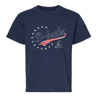 Youth Soft as a Grape Navy Arizona Diamondbacks Americana T-Shirt