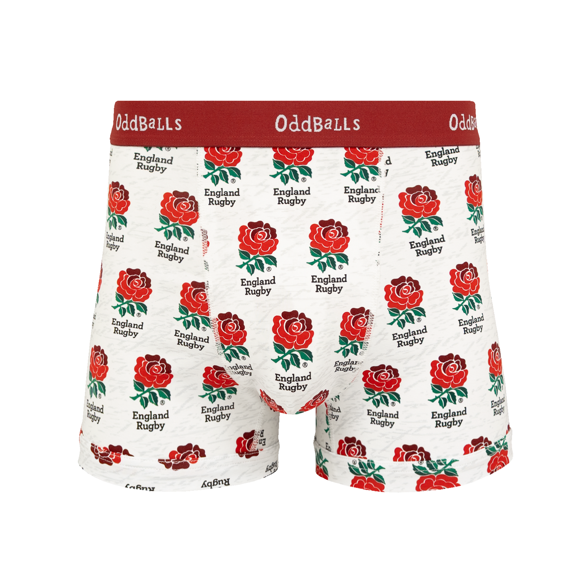 England Rugby Oddballs 2026/27 Mens Boxer Shorts - White