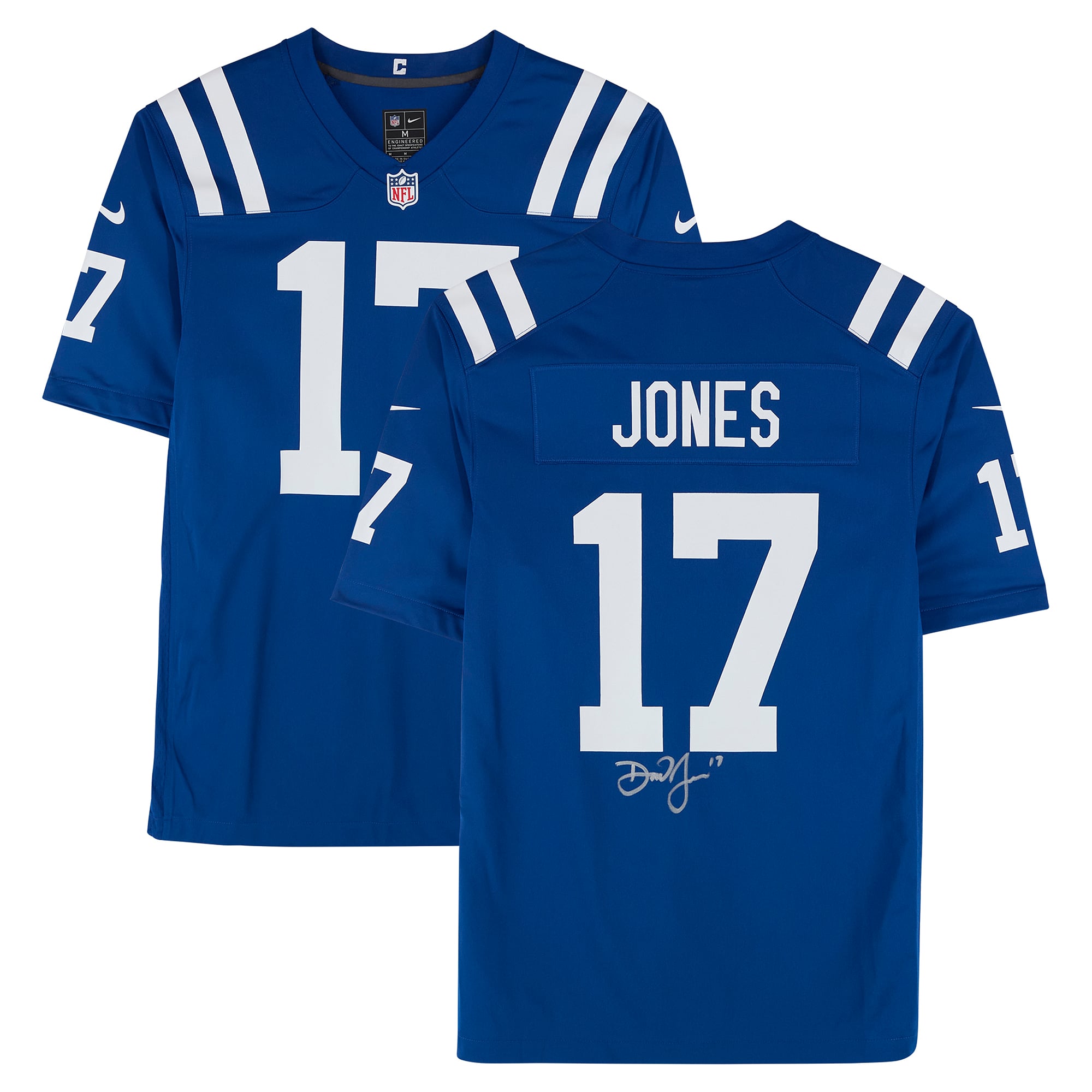 Daniel Jones Indianapolis Colts Autographed Royal Nike Game Jersey