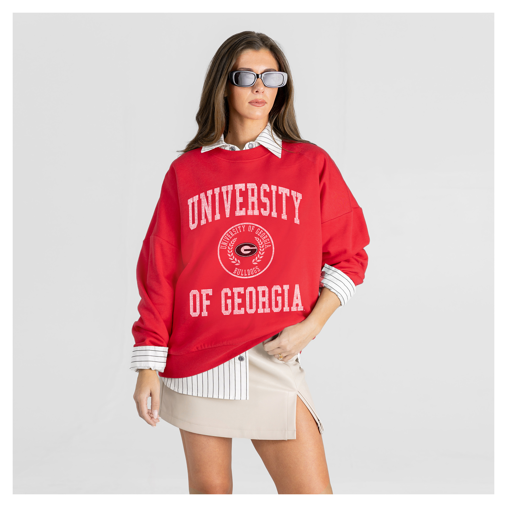 Women’s Gameday Couture Red Georgia Bulldogs Prime Play Sweatshirt Women’s Gameday Couture Red Georgia Bulldogs Prime Play Sweatshirt