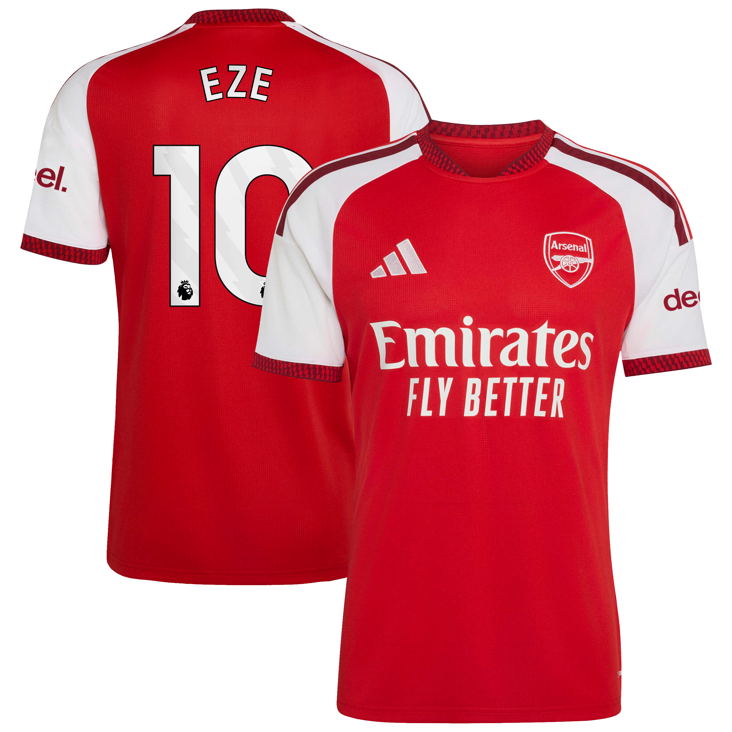 Men's adidas Eberechi Eze Red Arsenal 2026/27 Home Replica Jersey