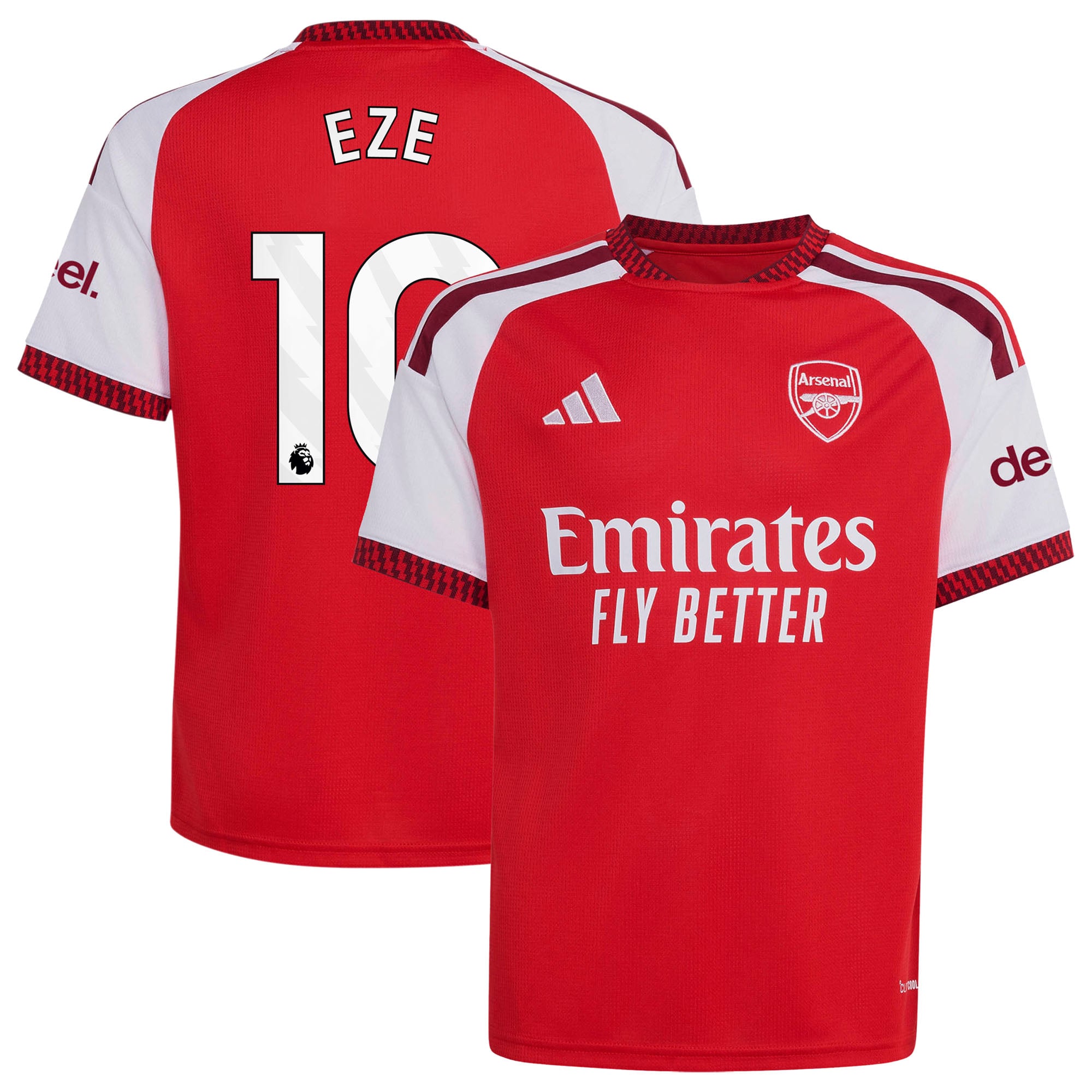 Youth adidas Eberechi Eze Red Arsenal 2026/27 Home Replica Jersey