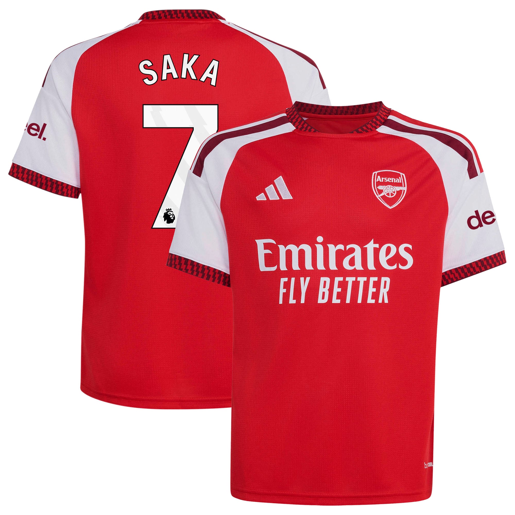 Youth adidas Bukayo Saka Red Arsenal 2026/27 Home Replica Jersey