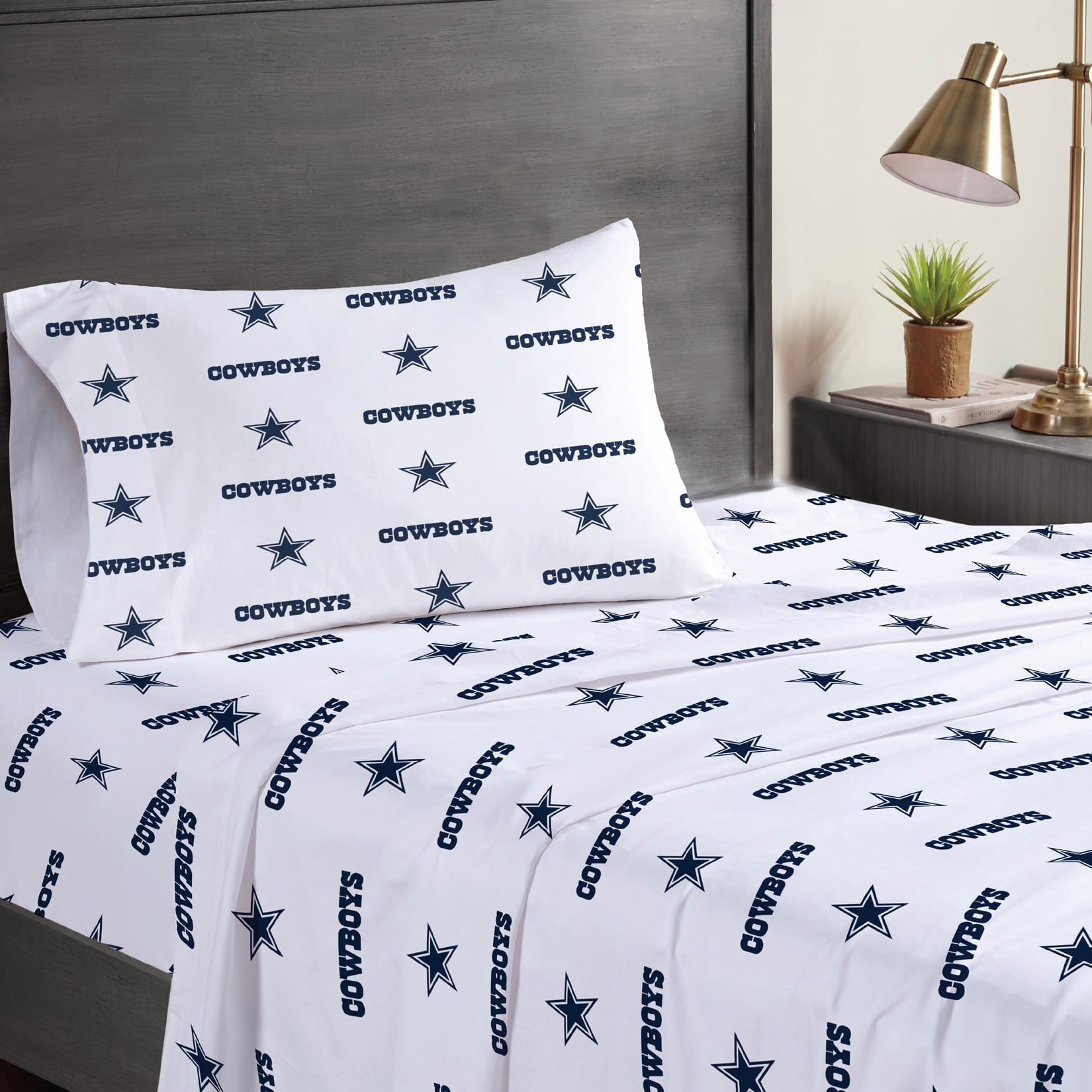 Pegasus Dallas Cowboys Three-Piece Twin Sheet Set
