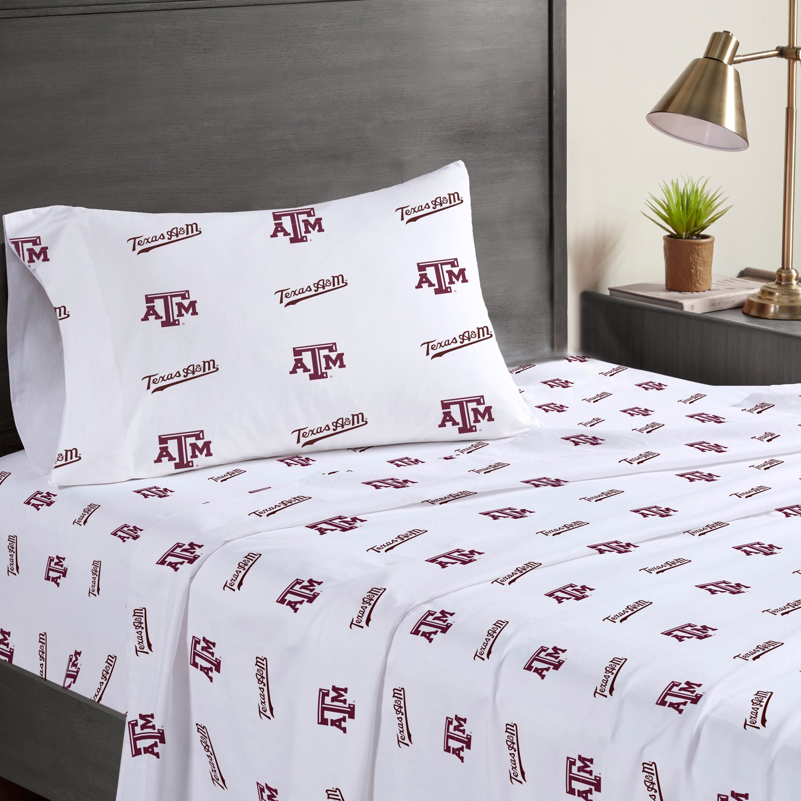 Pegasus Texas A&M Aggies Three-Piece Twin Sheet Set