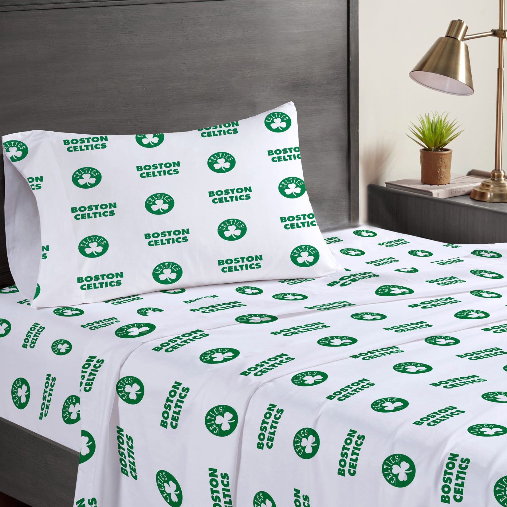 Pegasus Boston Celtics Three-Piece Twin Sheet Set
