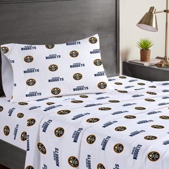 Pegasus Denver Nuggets Three-Piece Twin Sheet Set