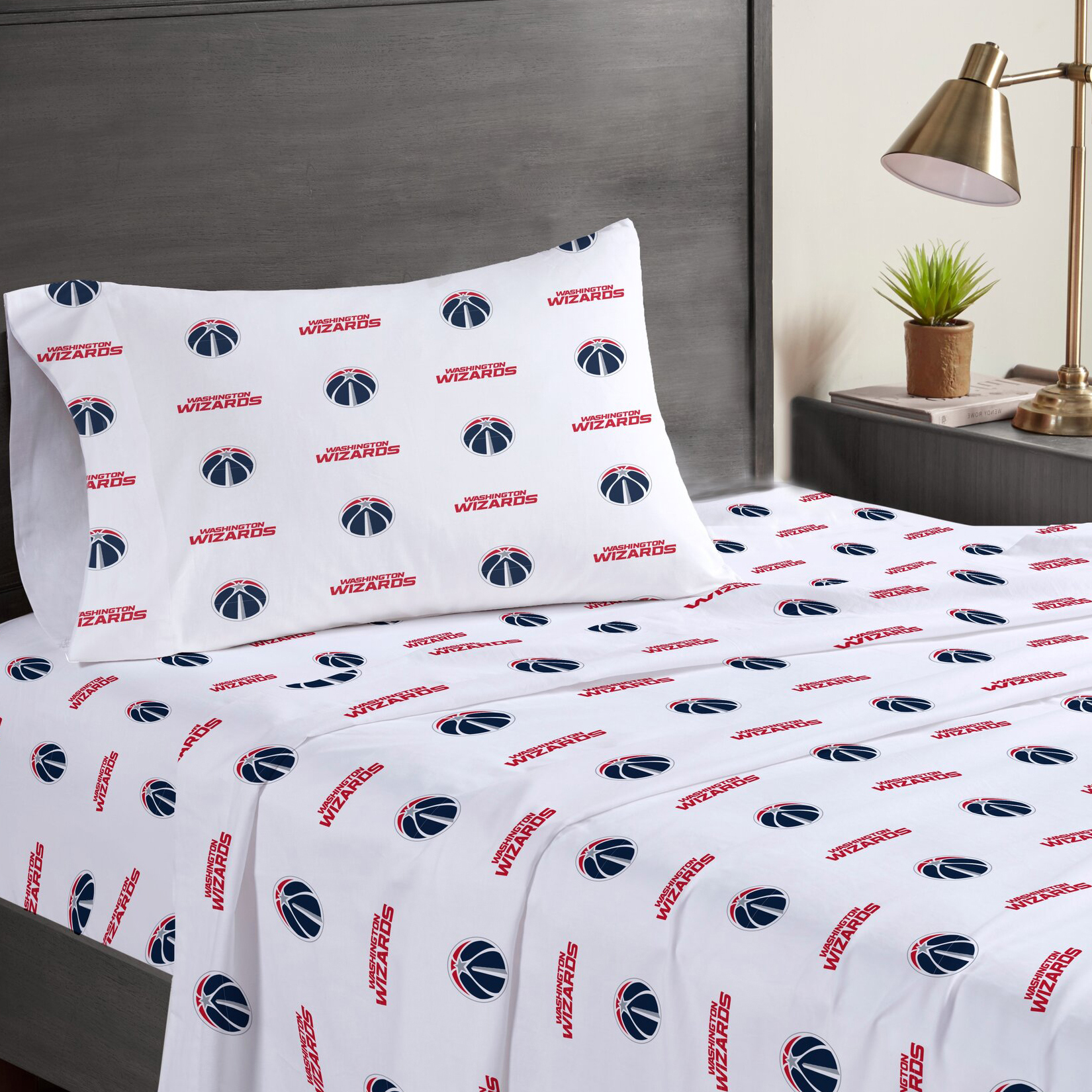 Pegasus Washington Wizards Three-Piece Twin Sheet Set