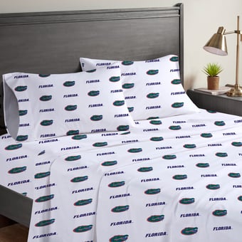 Pegasus Florida Gators Four-Piece Full Sheet Set