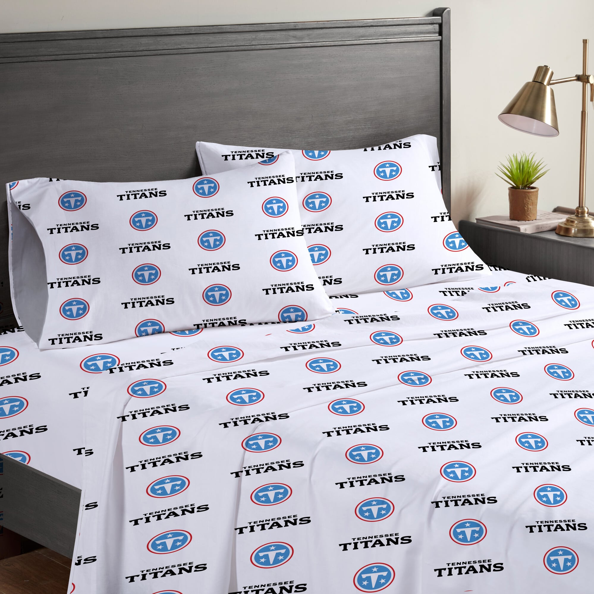 Pegasus Tennessee Titans Four-Piece Full Sheet Set