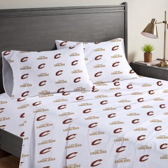 Pegasus Cleveland Cavaliers Four-Piece Queen Sheet Set