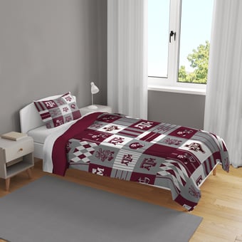 Pegasus Texas A&M Aggies Patchwork Plaid Two-Piece Twin/Twin XL Bed in a Bag Set