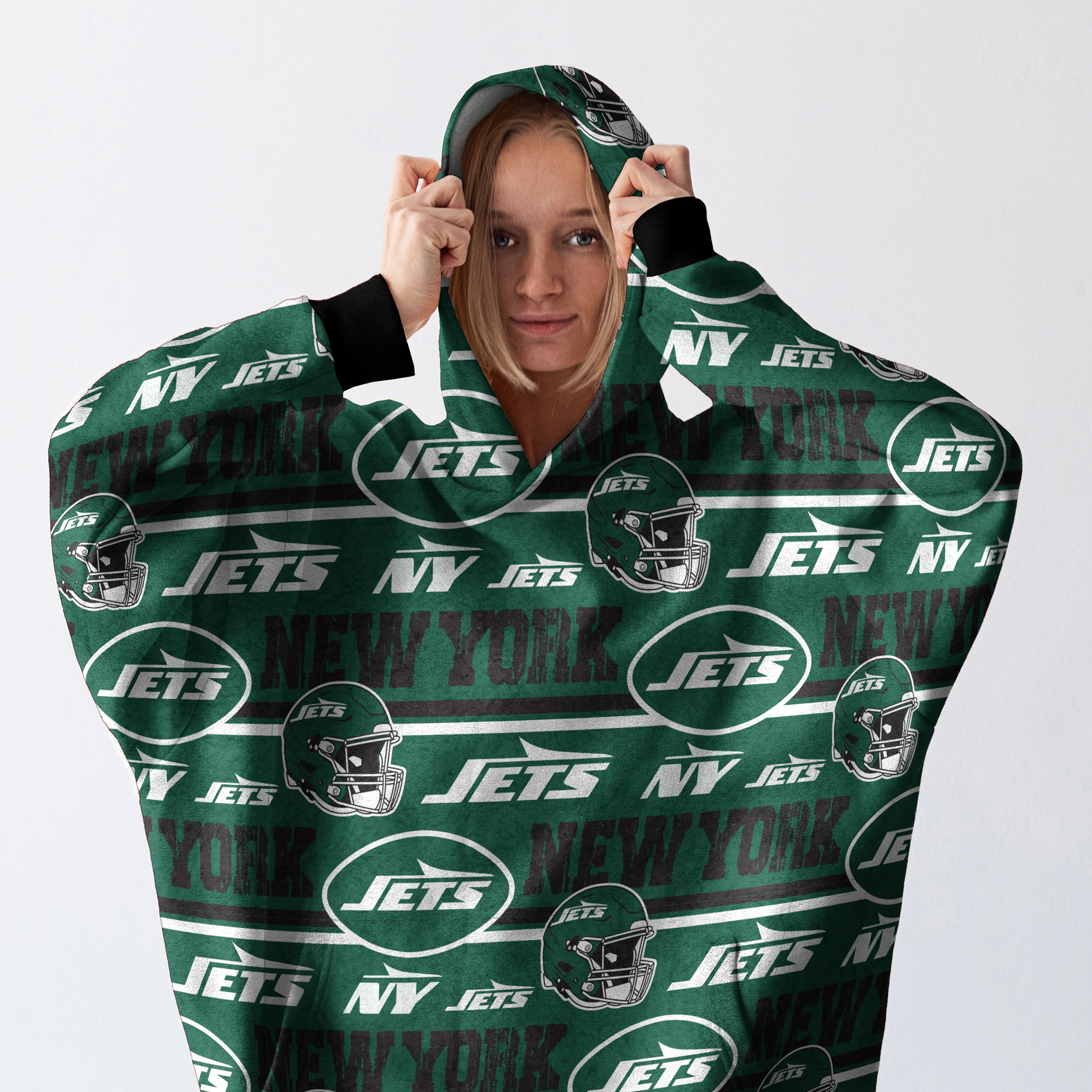 Pegasus New York Jets Wave Ultra Soft Fan Cape