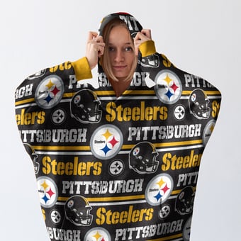 Pegasus Pittsburgh Steelers Wave Ultra Soft Fan Cape
