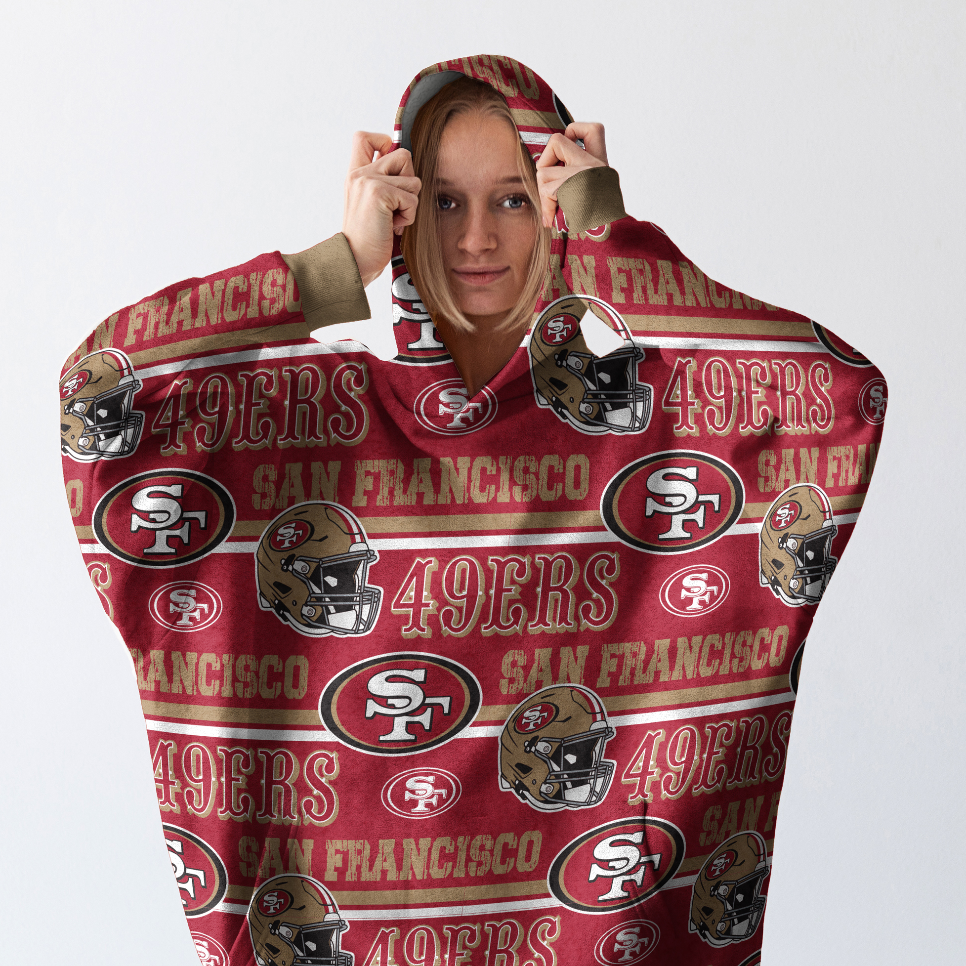 Pegasus San Francisco 49ers Wave Ultra Soft Fan Cape