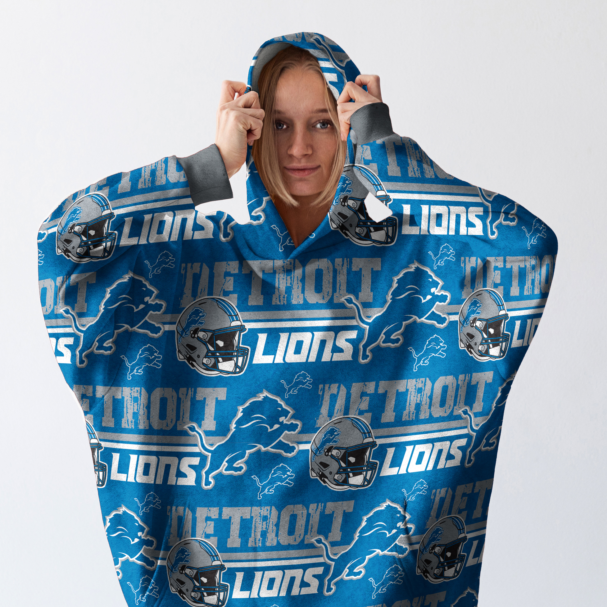 Pegasus Detroit Lions Wave Ultra Soft Fan Cape