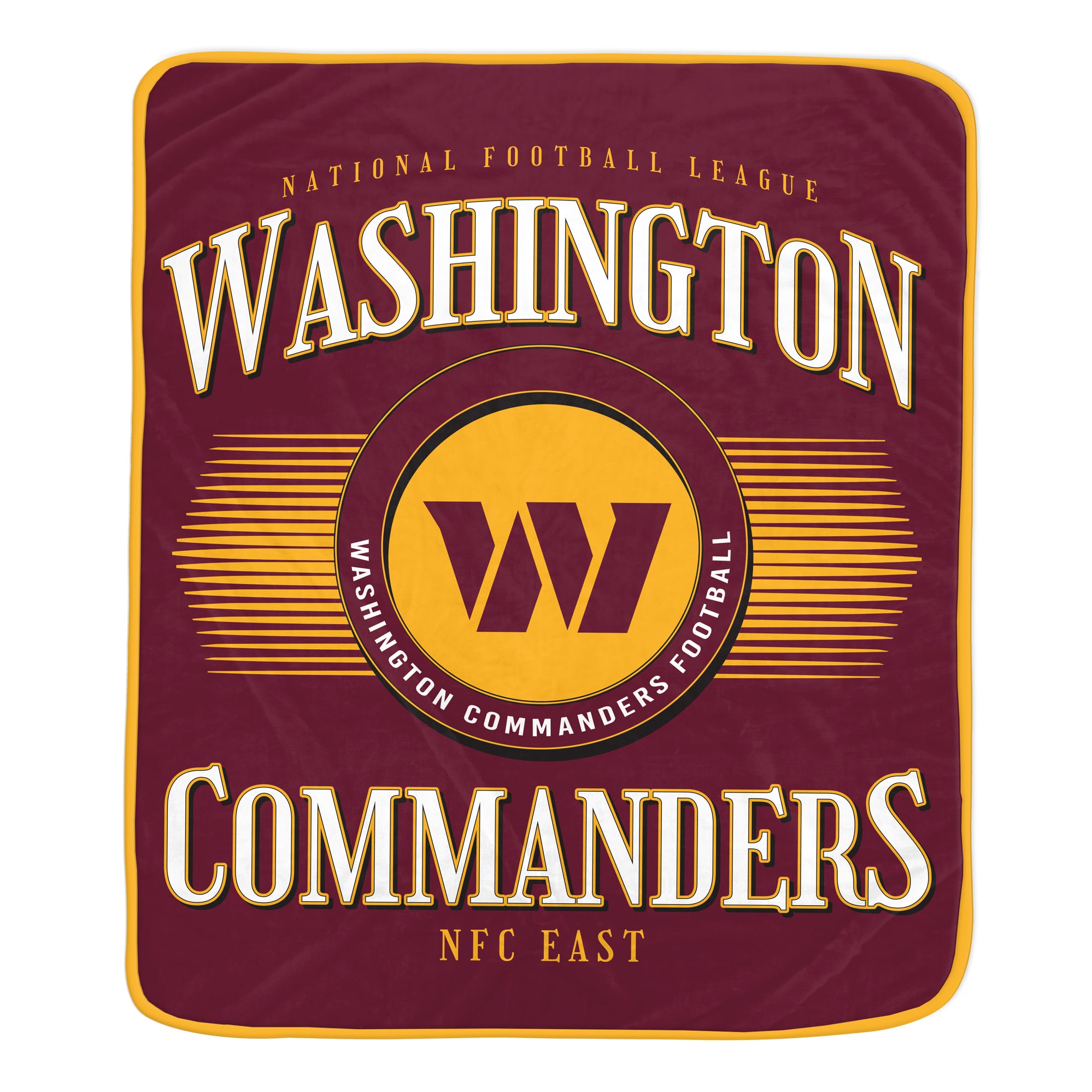 Pegasus Washington Commanders Spotlight Arch 60" x 70" Ultra Soft Throw Blanket