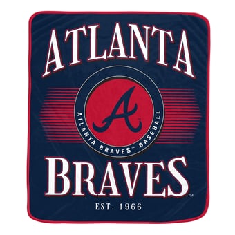 Pegasus Atlanta Braves Spotlight Arch 60" x 70" Ultra Soft Throw Blanket