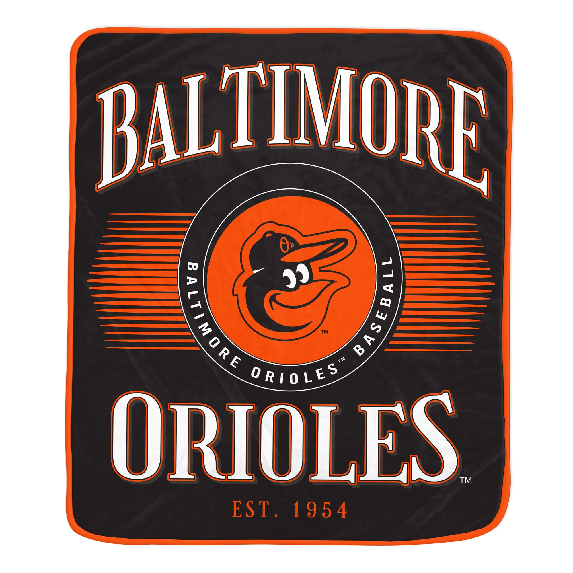 Pegasus Baltimore Orioles Spotlight Arch 60" x 70" Ultra Soft Throw Blanket