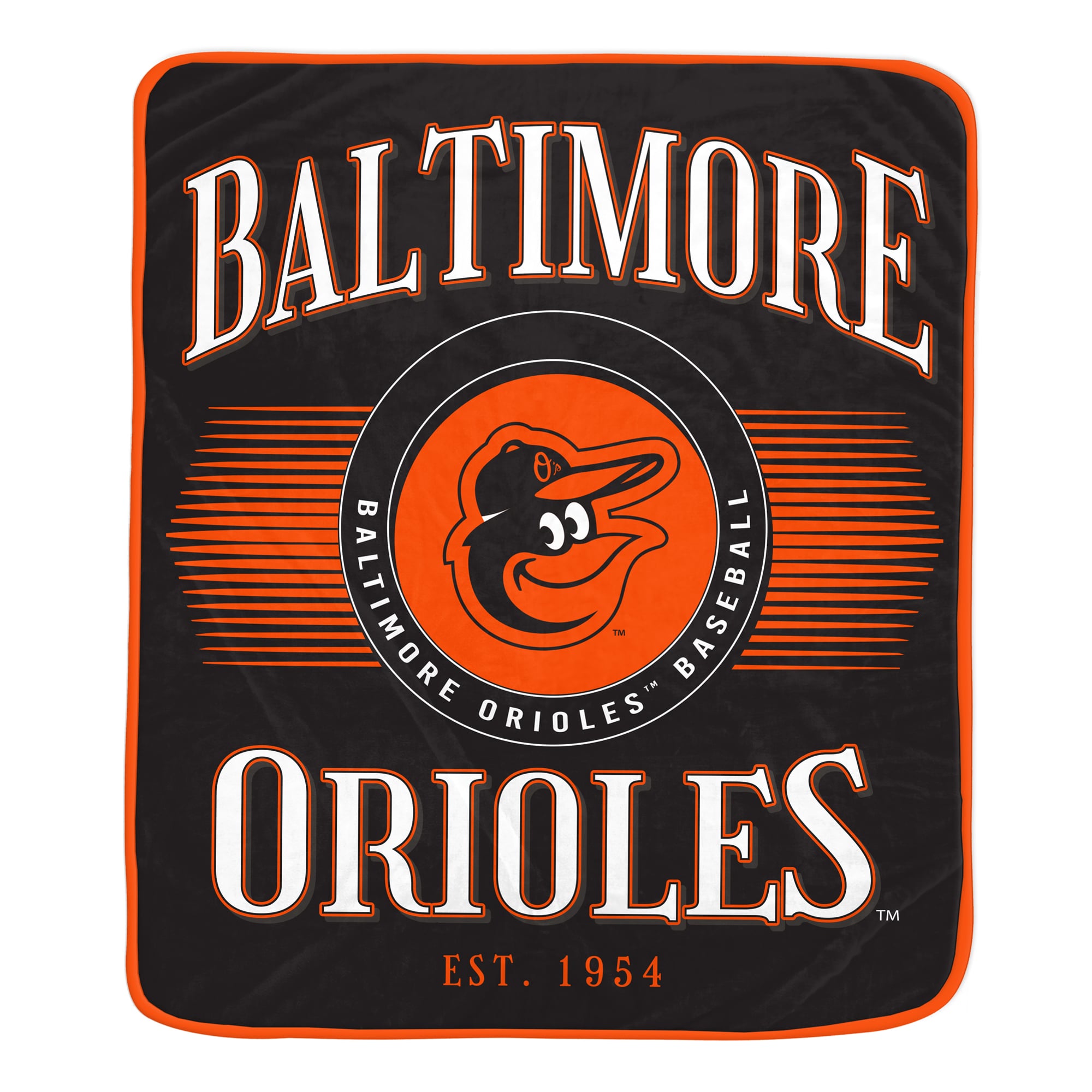 Pegasus Baltimore Orioles Spotlight Arch 60" x 70" Ultra Soft Throw Blanket