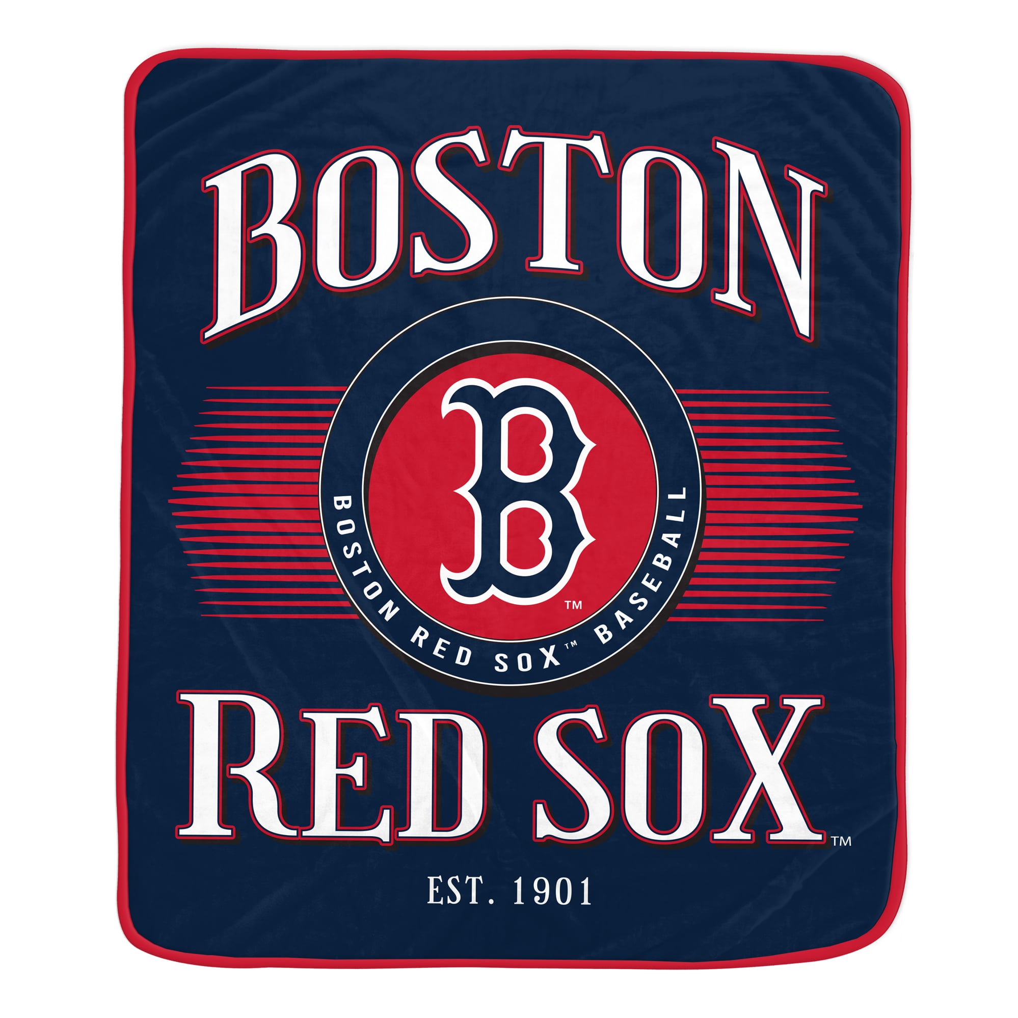 Pegasus Boston Red Sox Spotlight Arch 60" x 70" Ultra Soft Throw Blanket