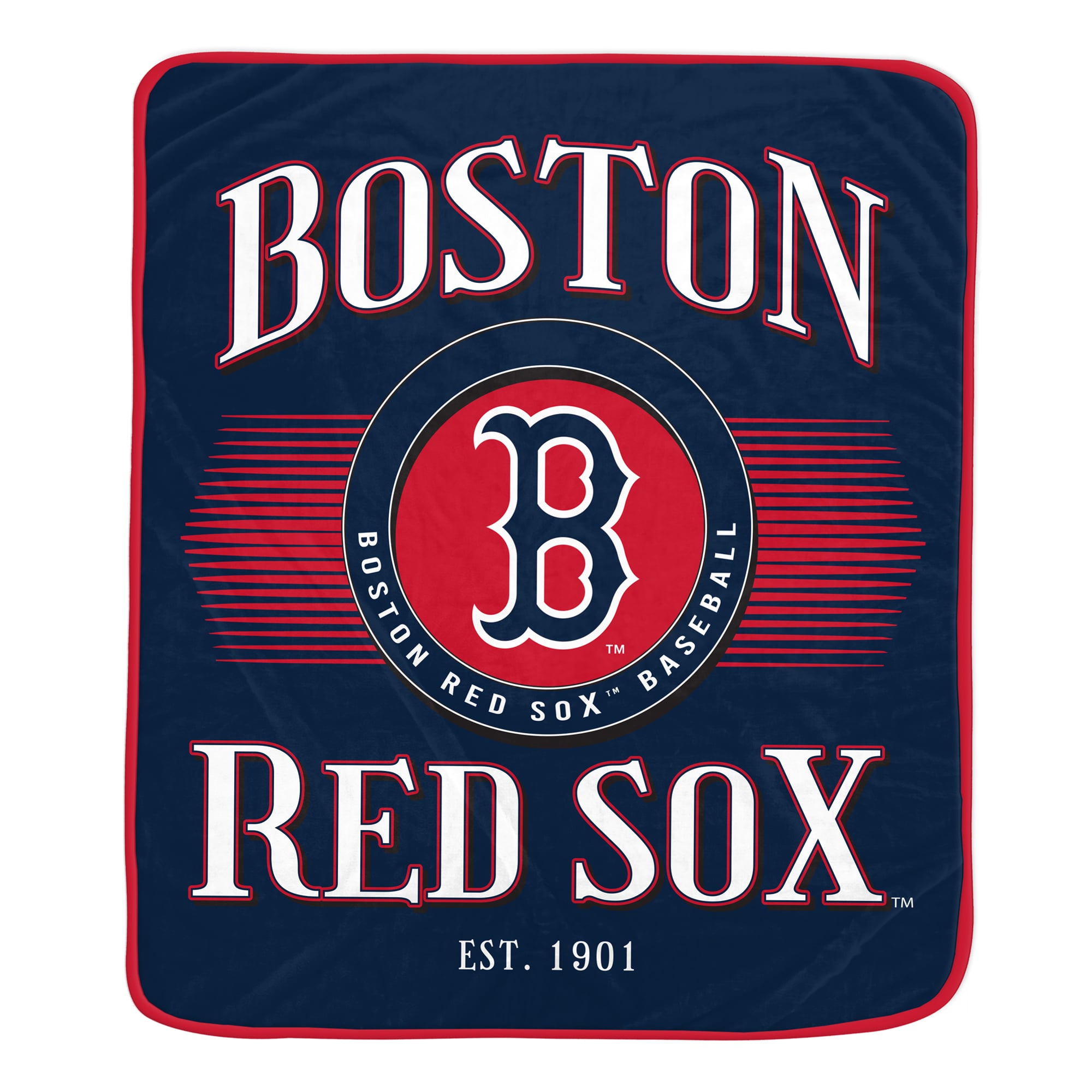 Pegasus Boston Red Sox Spotlight Arch 60" x 70" Ultra Soft Throw Blanket