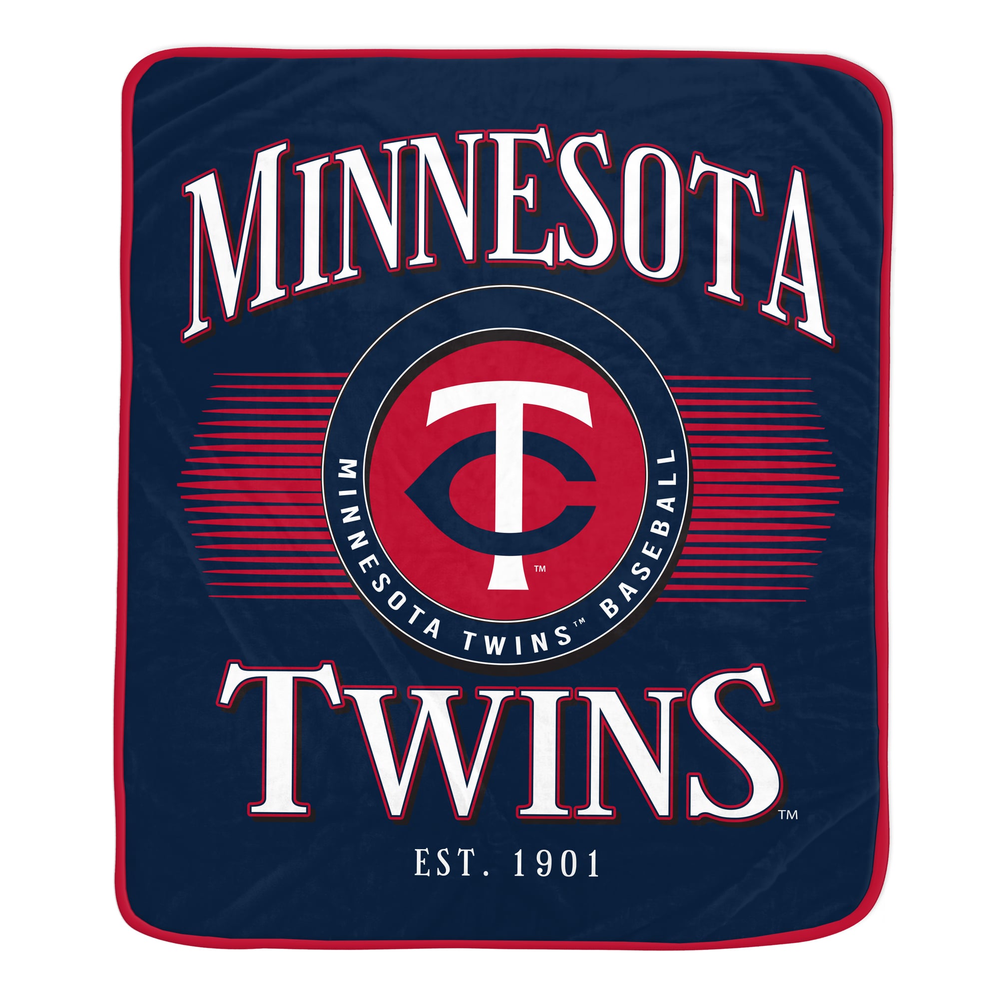 Pegasus Minnesota Twins Spotlight Arch 60" x 70" Ultra Soft Throw Blanket