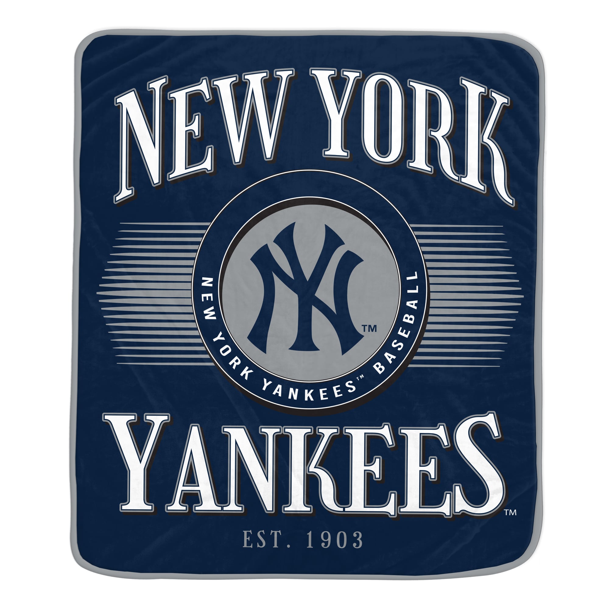 Pegasus New York Yankees Spotlight Arch 60" x 70" Ultra Soft Throw Blanket
