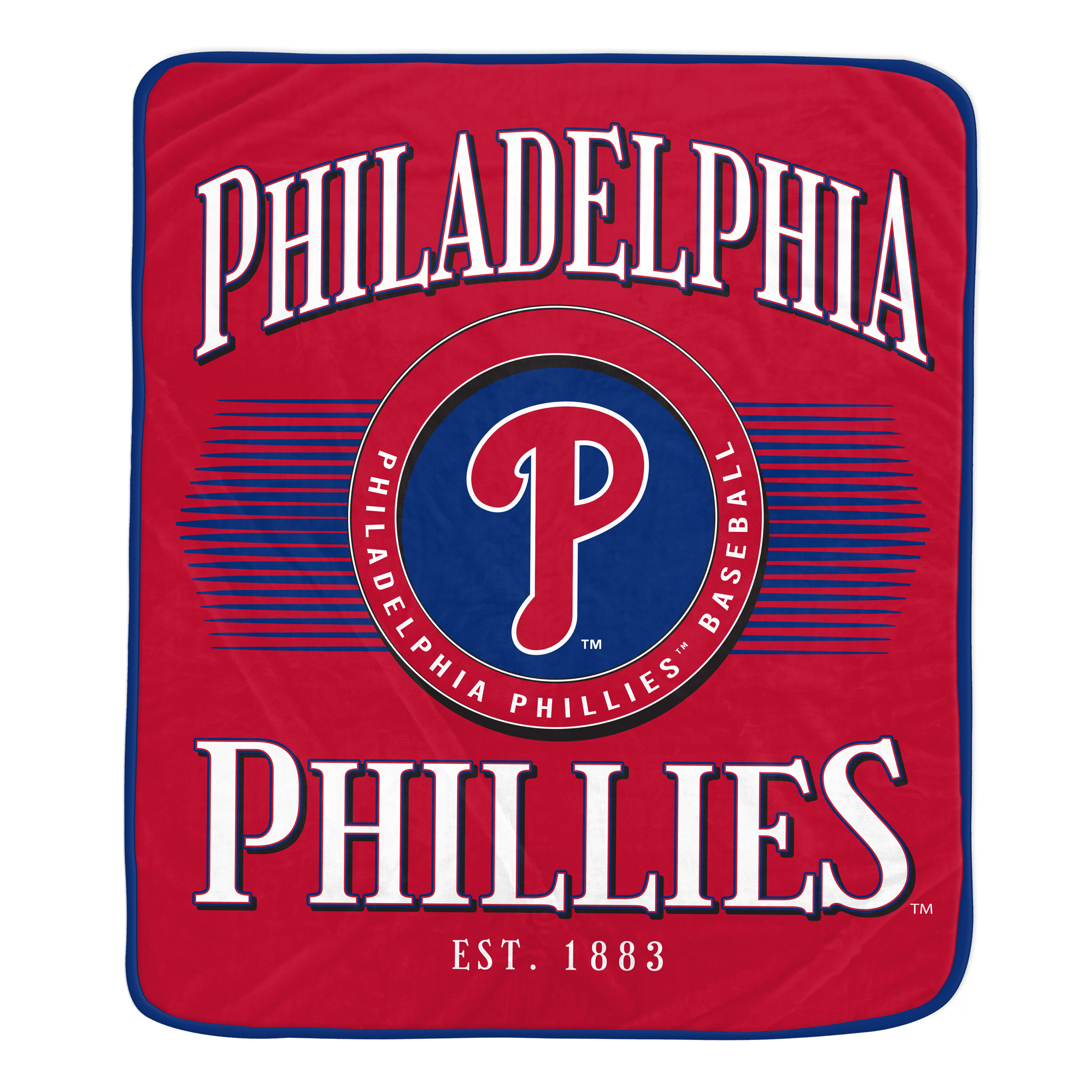 Pegasus Philadelphia Phillies Spotlight Arch 60" x 70" Ultra Soft Throw Blanket