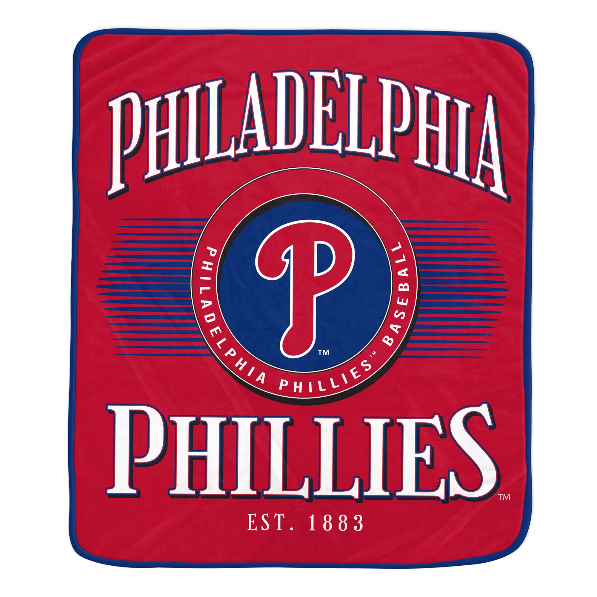 Pegasus Philadelphia Phillies Spotlight Arch 60" x 70" Ultra Soft Throw Blanket