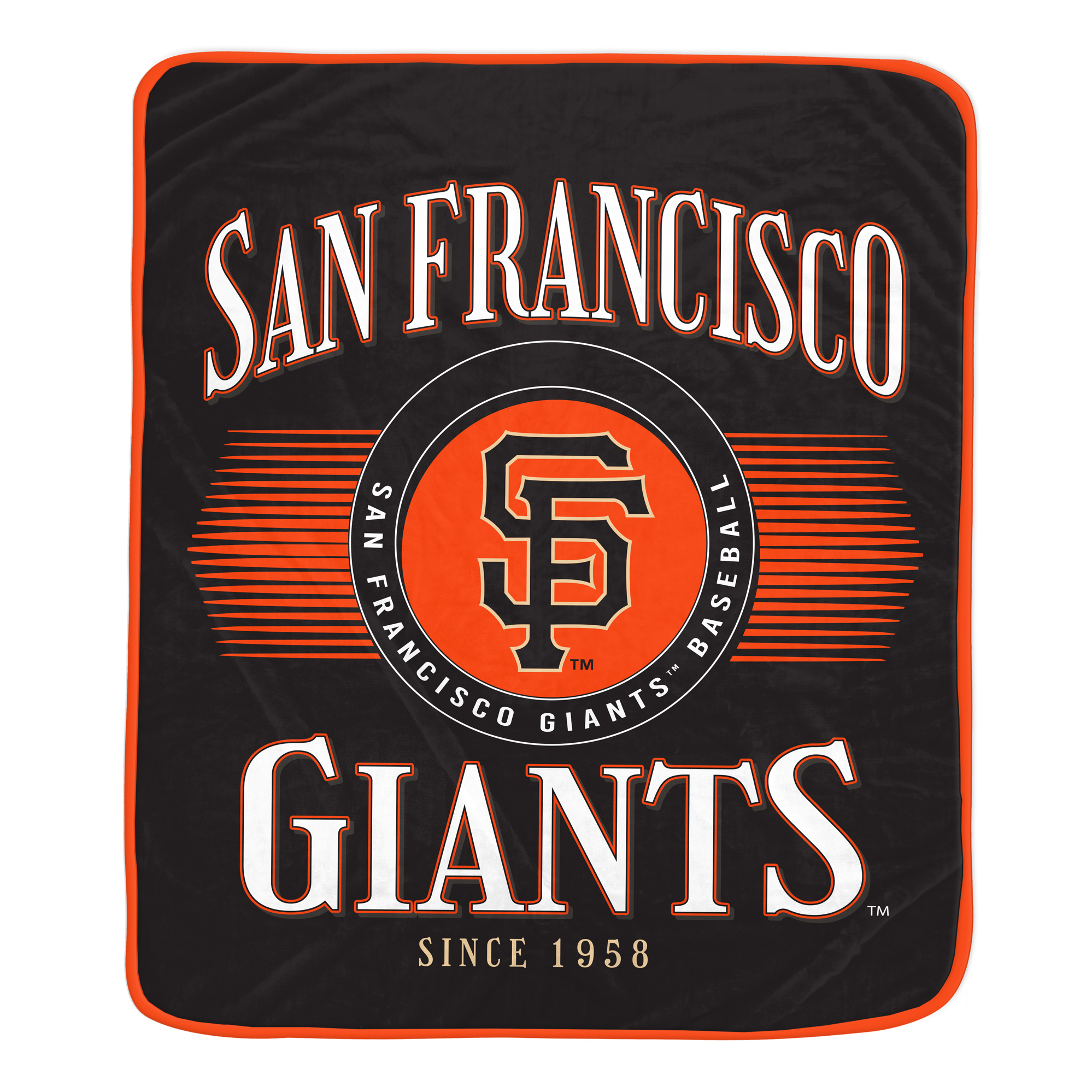 Pegasus San Francisco Giants Spotlight Arch 60" x 70" Ultra Soft Throw Blanket