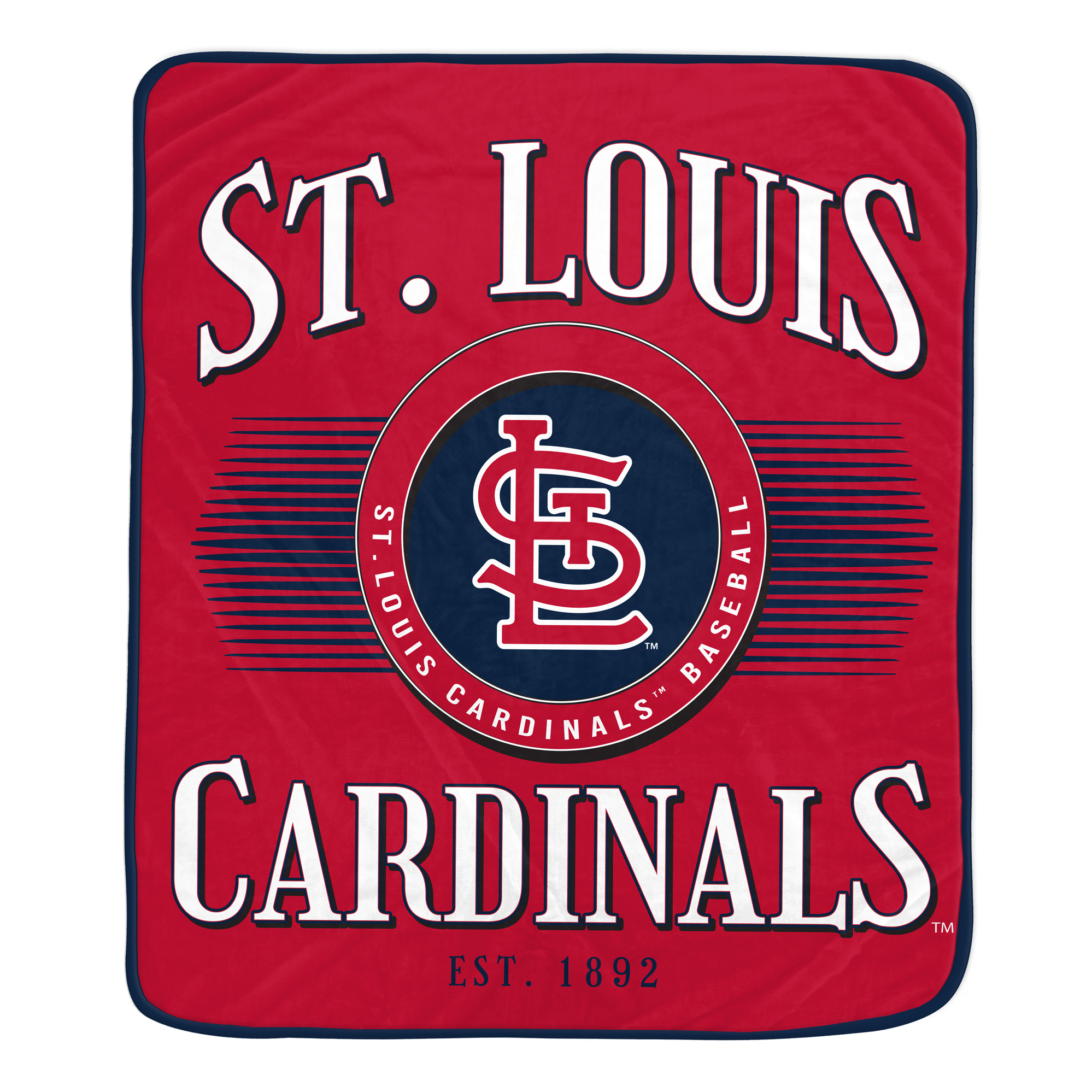 Pegasus St. Louis Cardinals Spotlight Arch 60" x 70" Ultra Soft Throw Blanket