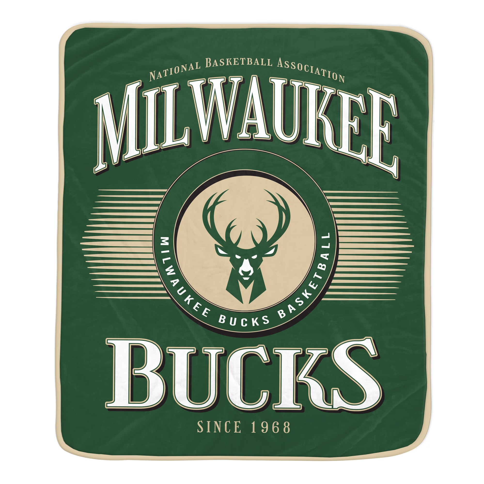 Pegasus Milwaukee Bucks Spotlight Arch 60" x 70" Ultra Soft Throw Blanket