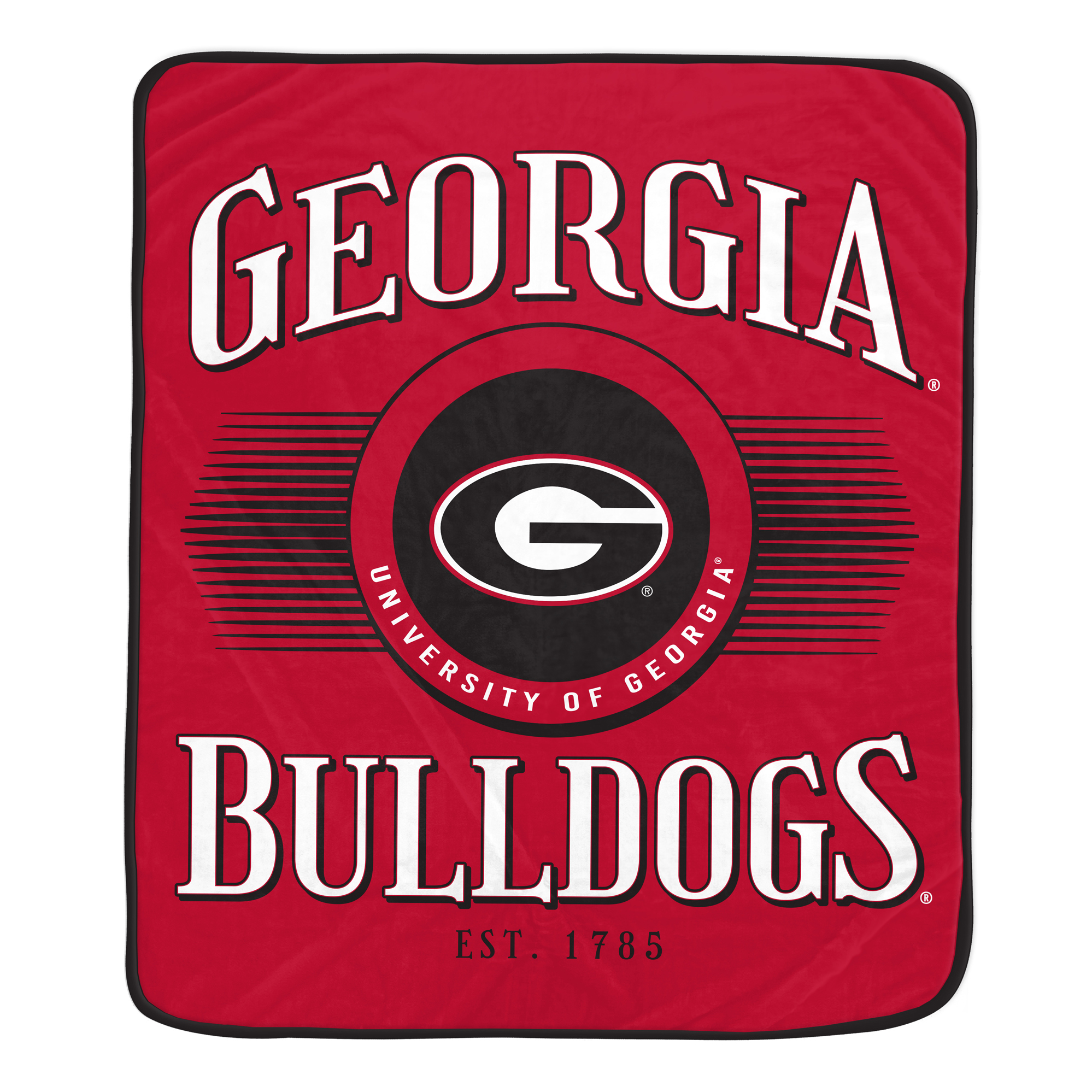 Pegasus Georgia Bulldogs Spotlight Arch 60" x 70" Ultra Soft Throw Blanket