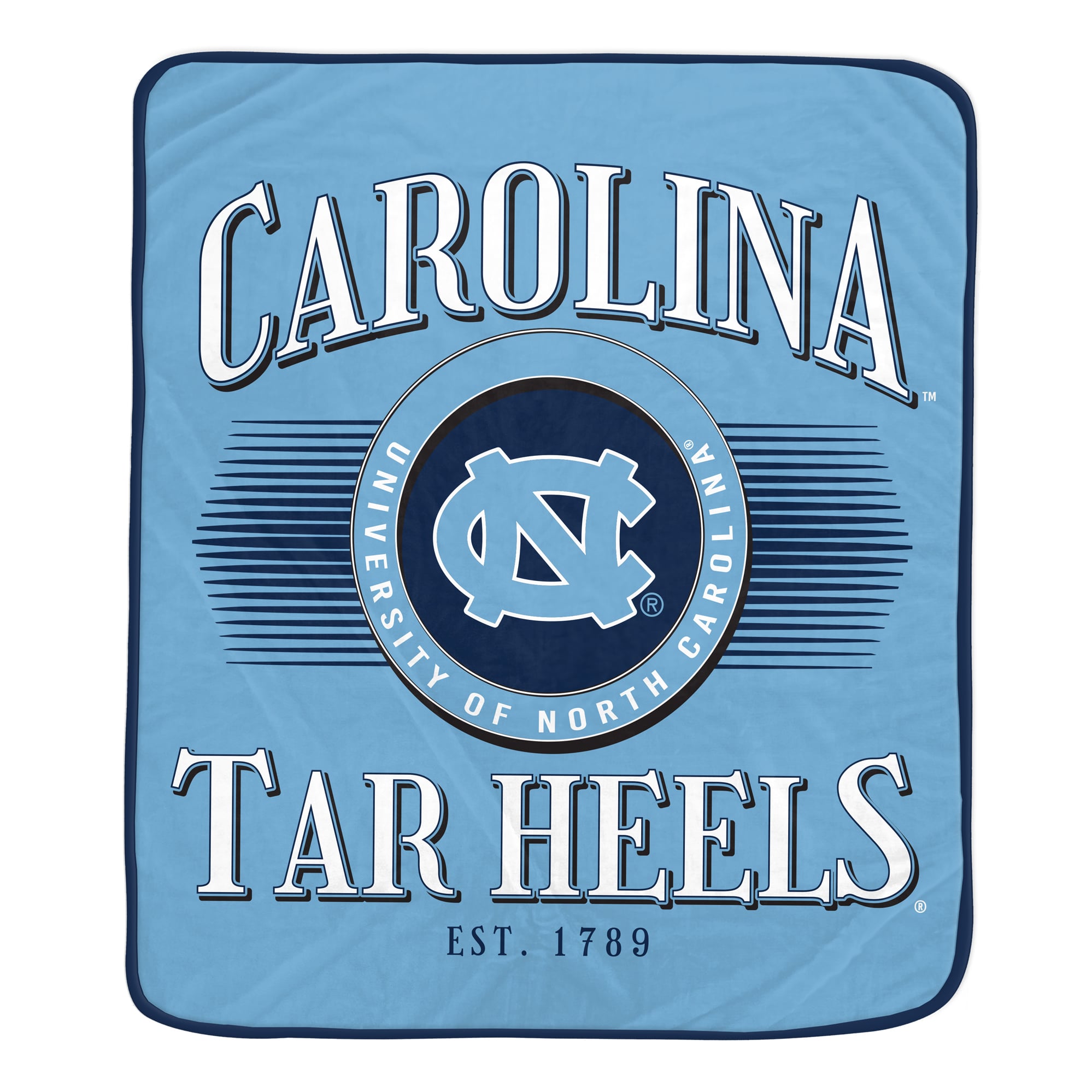Pegasus North Carolina Tar Heels Spotlight Arch 60" x 70" Ultra Soft Throw Blanket